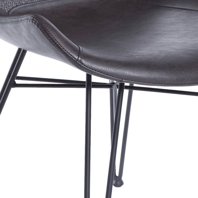 Heidiway Dark Gray Side Chair, Set of 2 - Thumbnail - Image 6