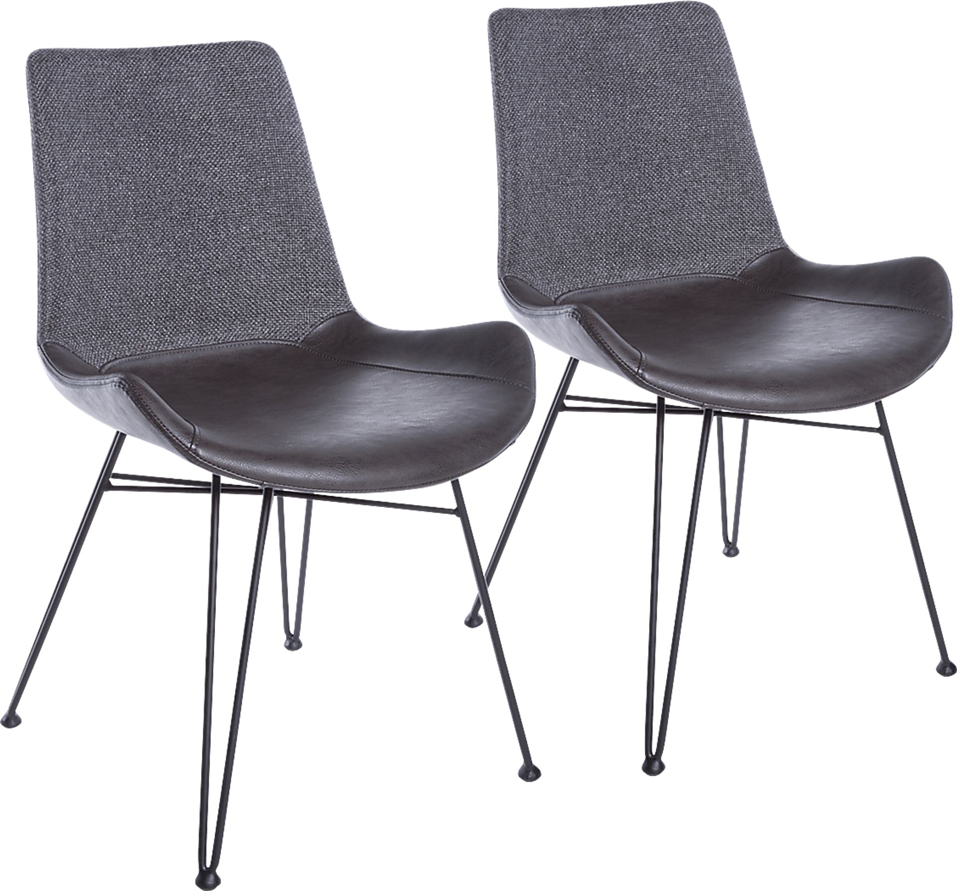 Heidiway Dark Gray Side Chair, Set of 2 - Image 7
