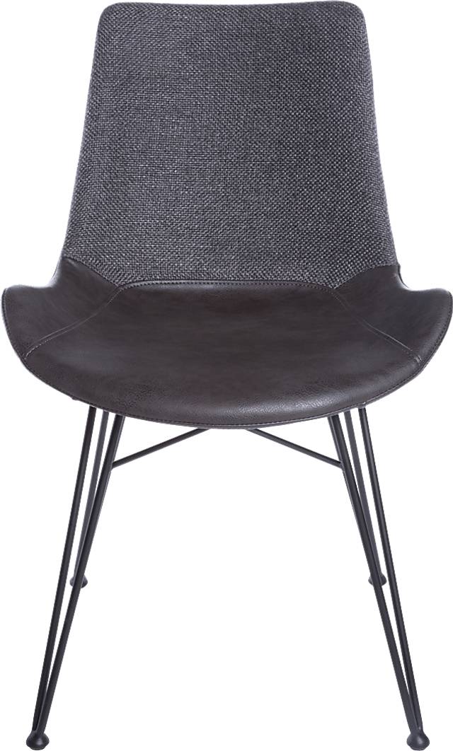 Heidiway Dark Gray Side Chair, Set of 2 - Thumbnail - Image 1