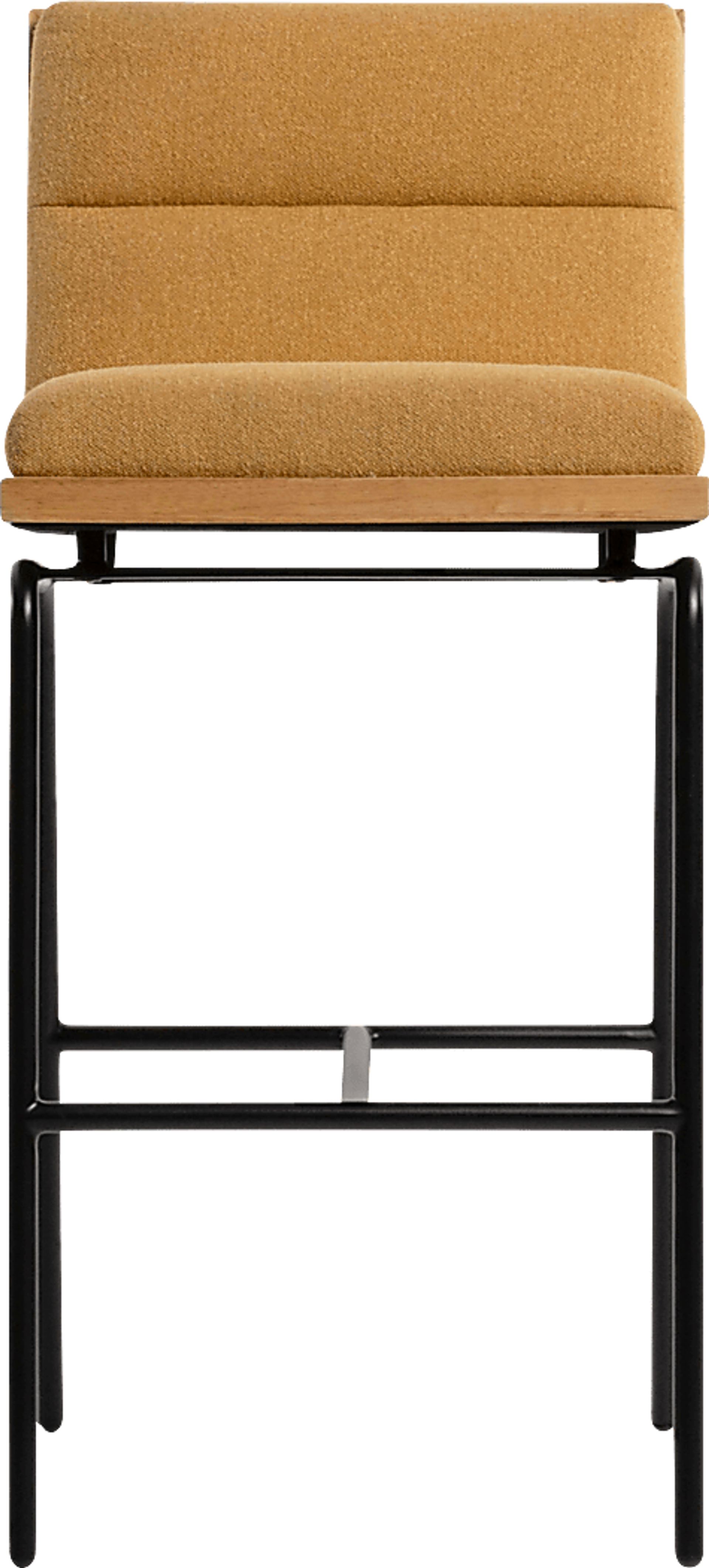 Heike II Mustard Barstool - Image 2