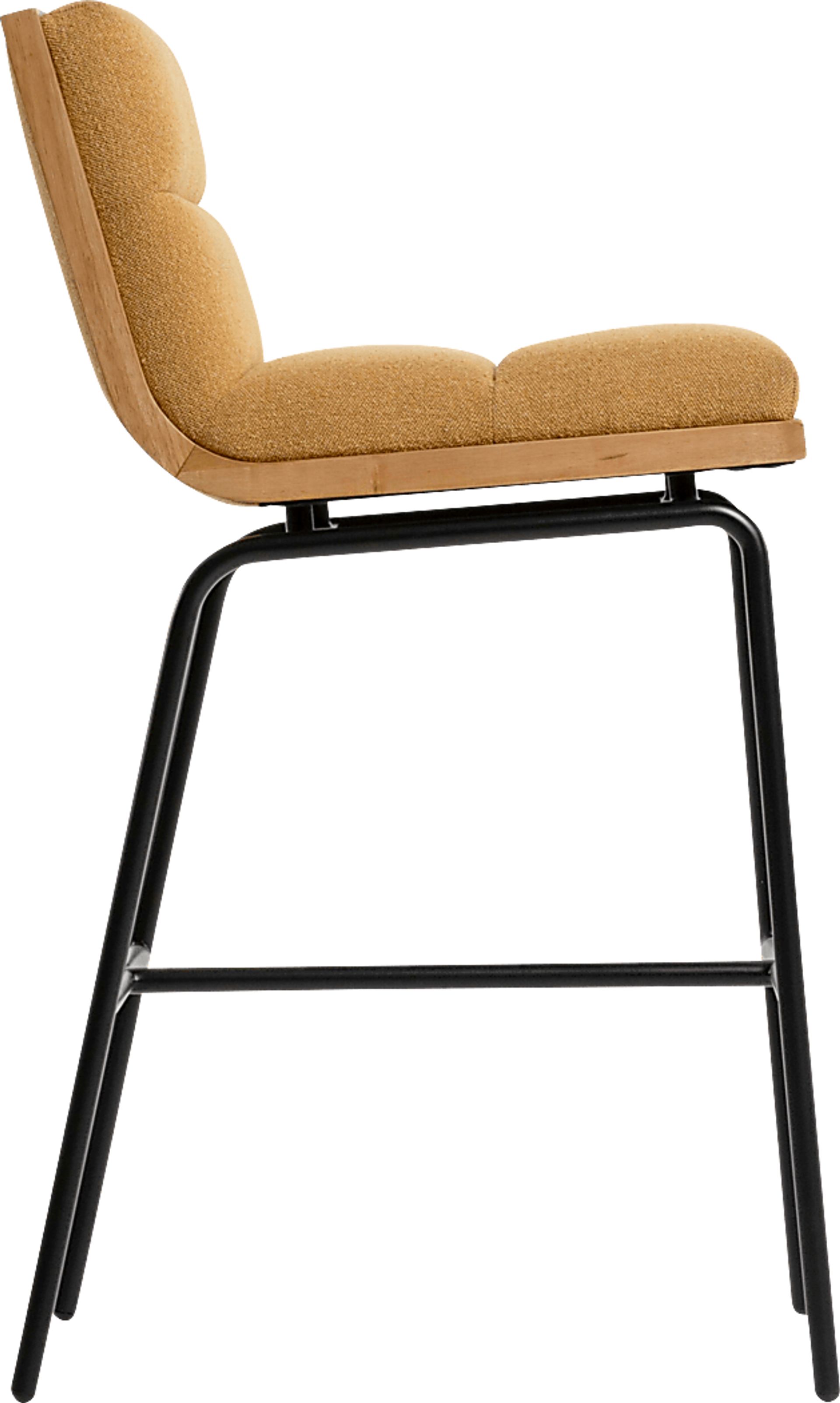 Heike II Mustard Barstool - Image 3