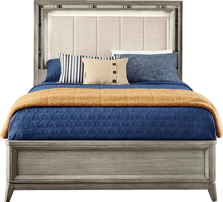 3 pc king upholstered bed