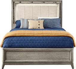 3 pc king upholstered bed