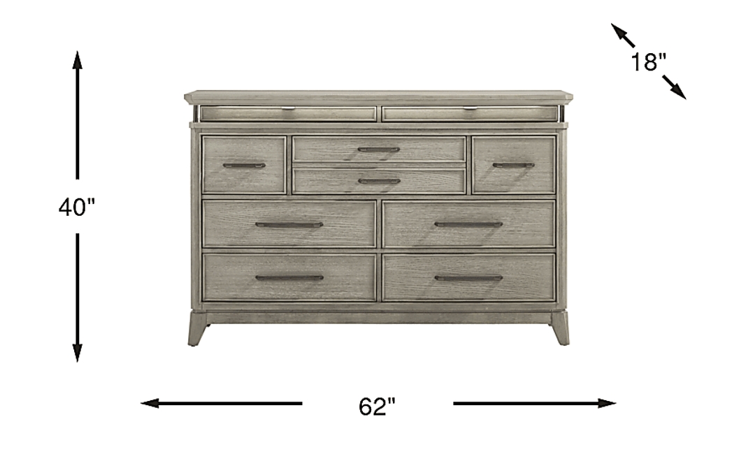 Heiress Gray Dresser