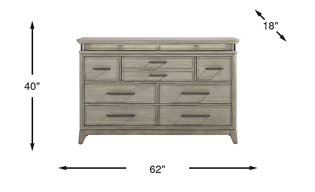 Heiress Gray Dresser