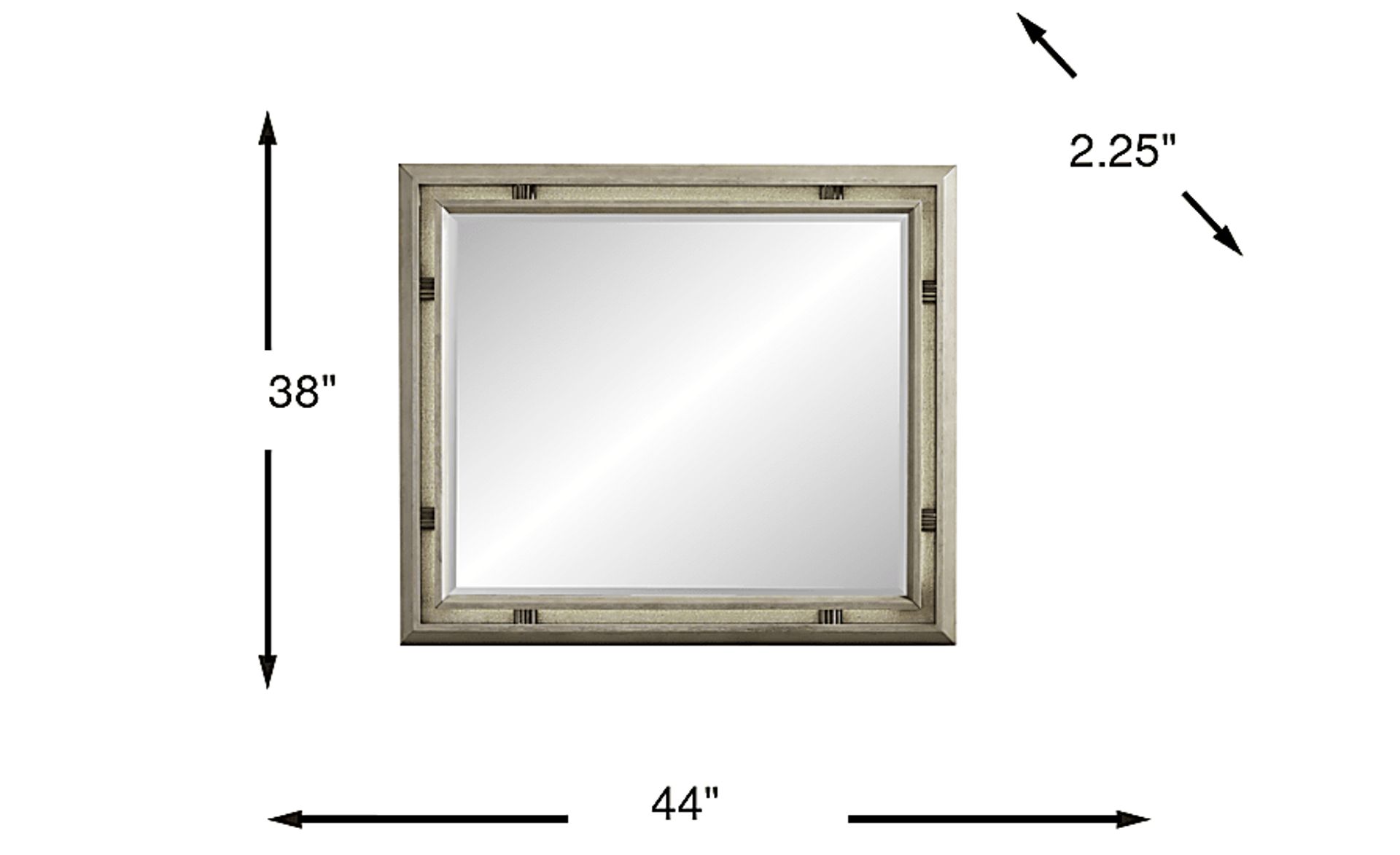 Dimension Image. Please refer to the Dimension Tab on this page for dimension details.