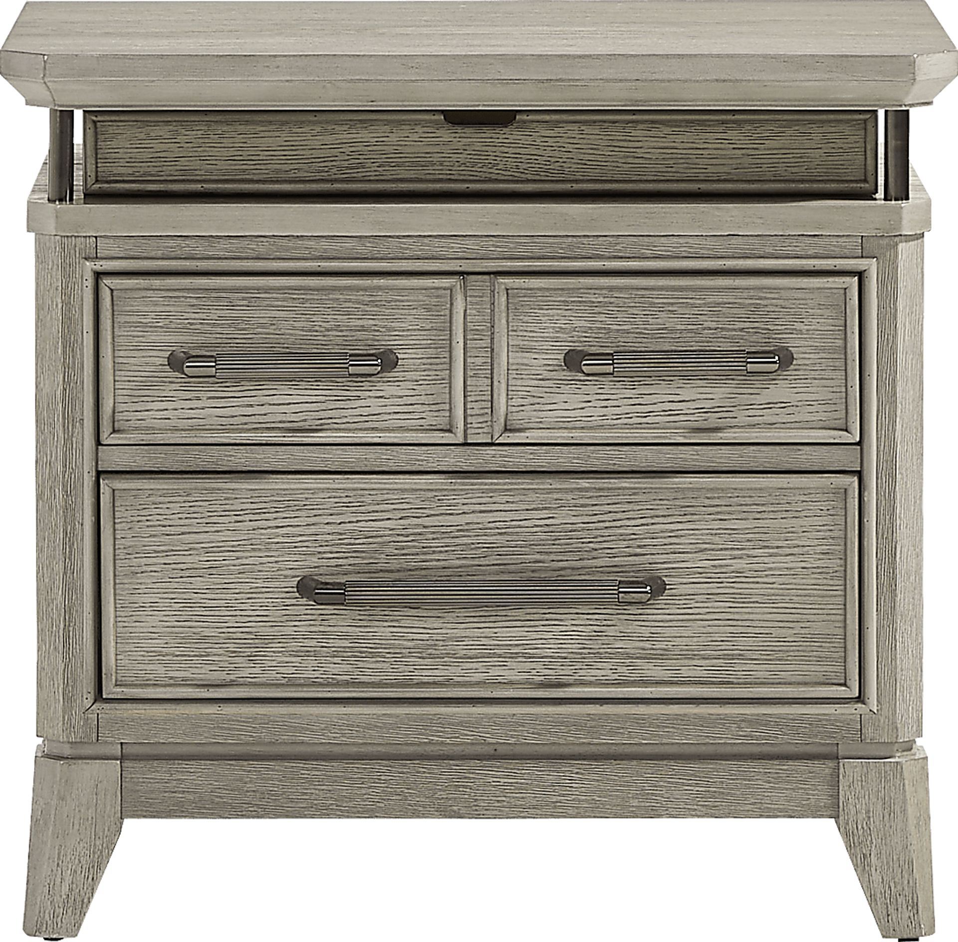 Heiress Gray 5 Pc Queen Upholstered Bedroom - Image 8