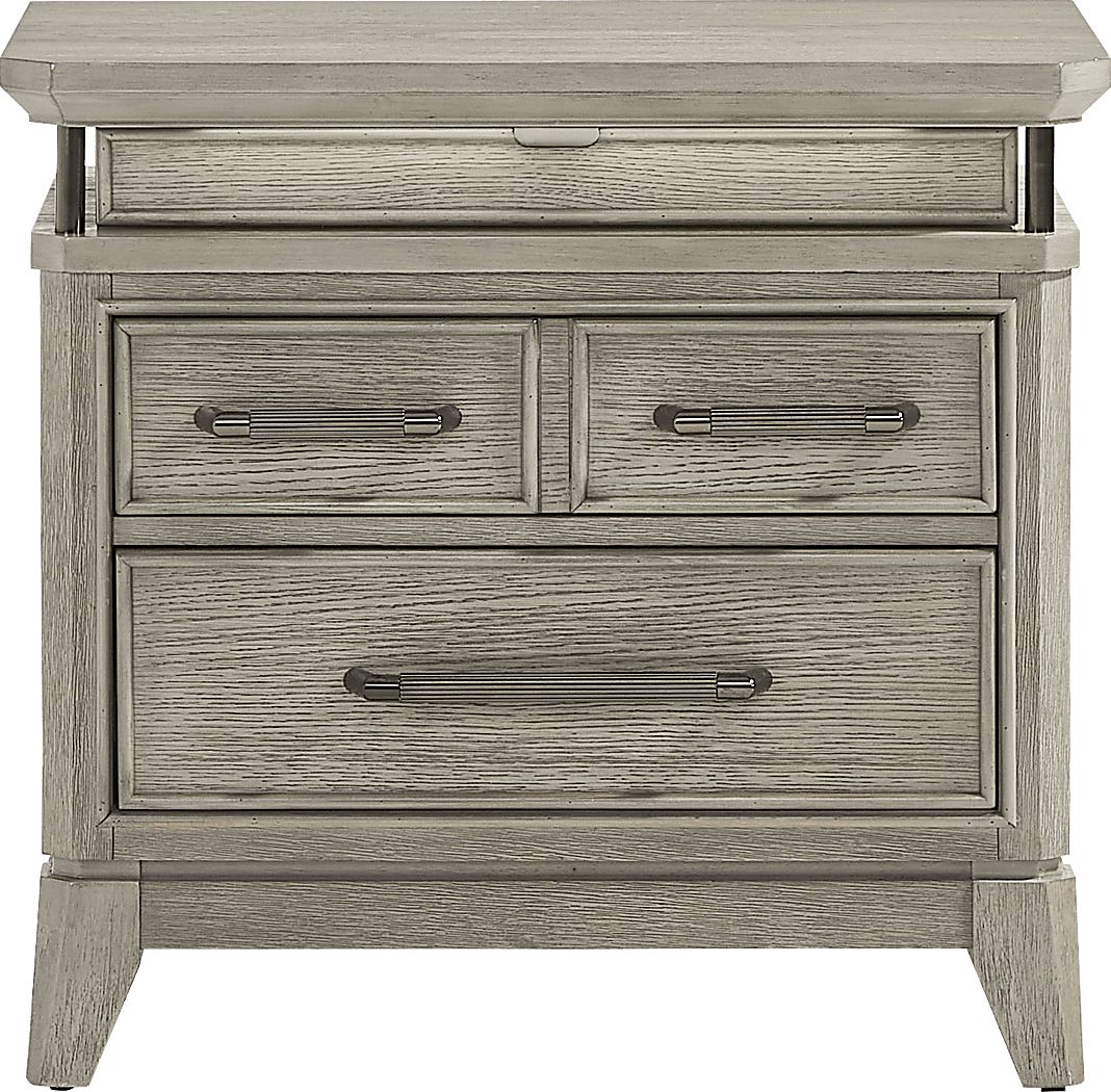 Heiress Gray Nightstand