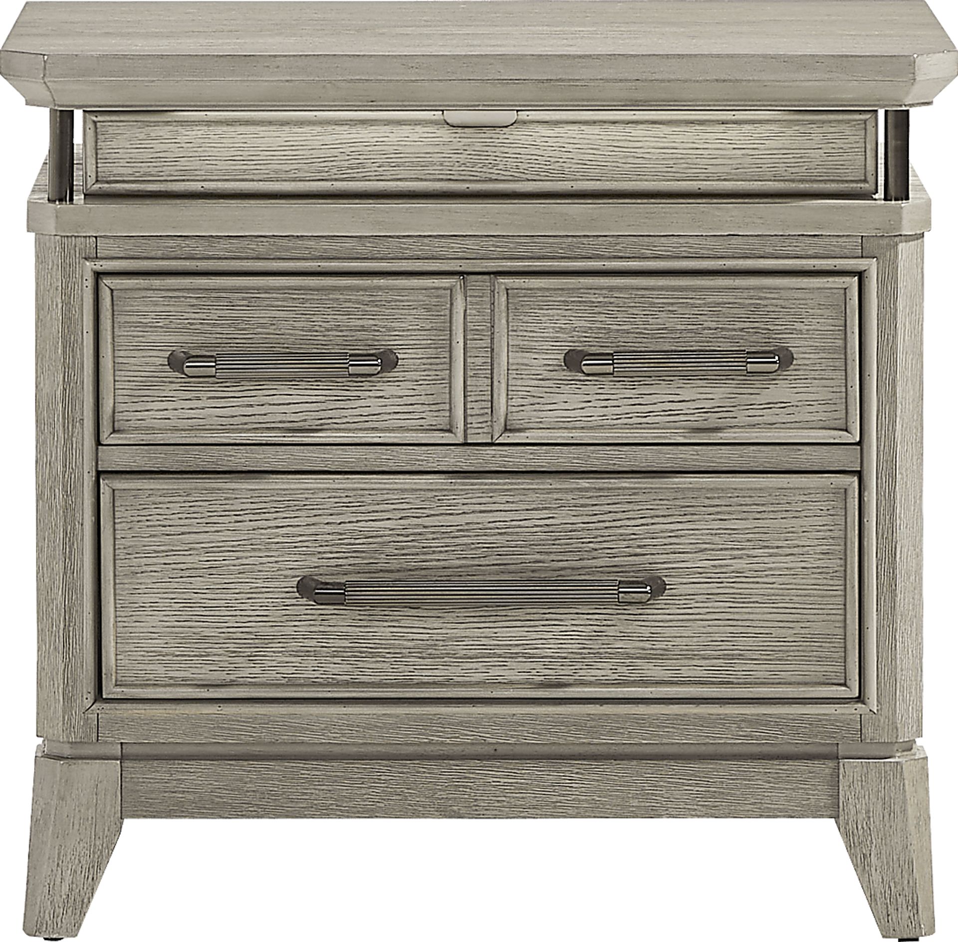 Heiress Gray 5 Pc Queen Upholstered Bedroom - Image 7