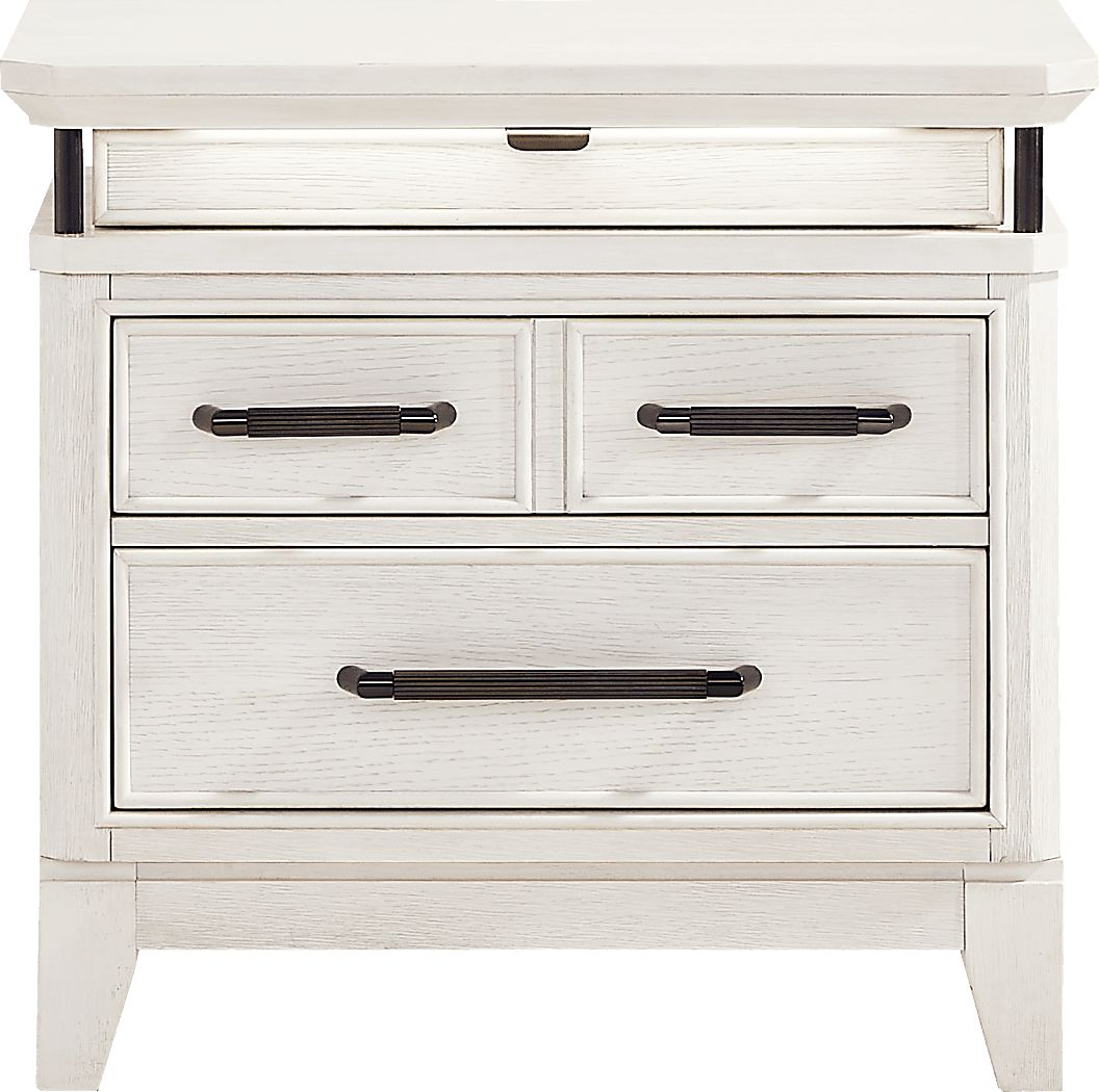 Heiress White Nightstand