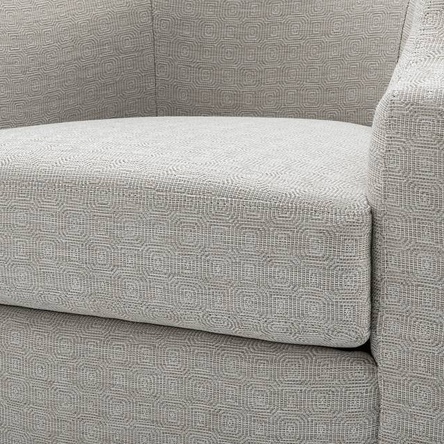 Hekau Beige Swivel Chair - Thumbnail - Image 9