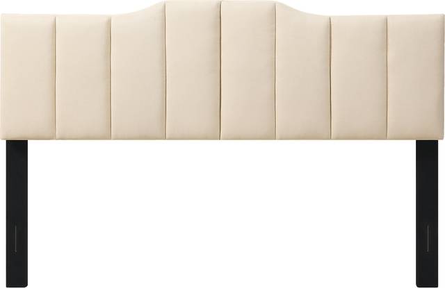 Hekau Cream Queen Headboard - Thumbnail - Image 1