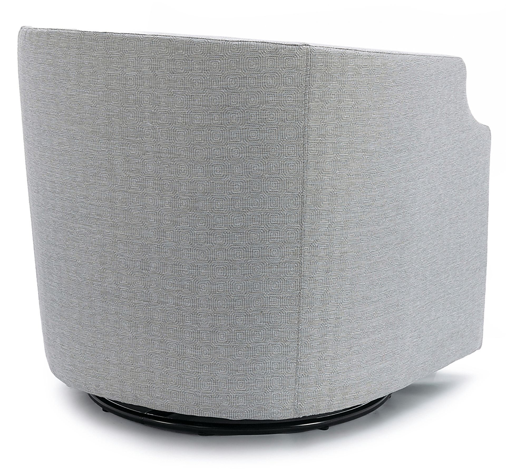 Hekau Light Blue Swivel Chair - Image 5