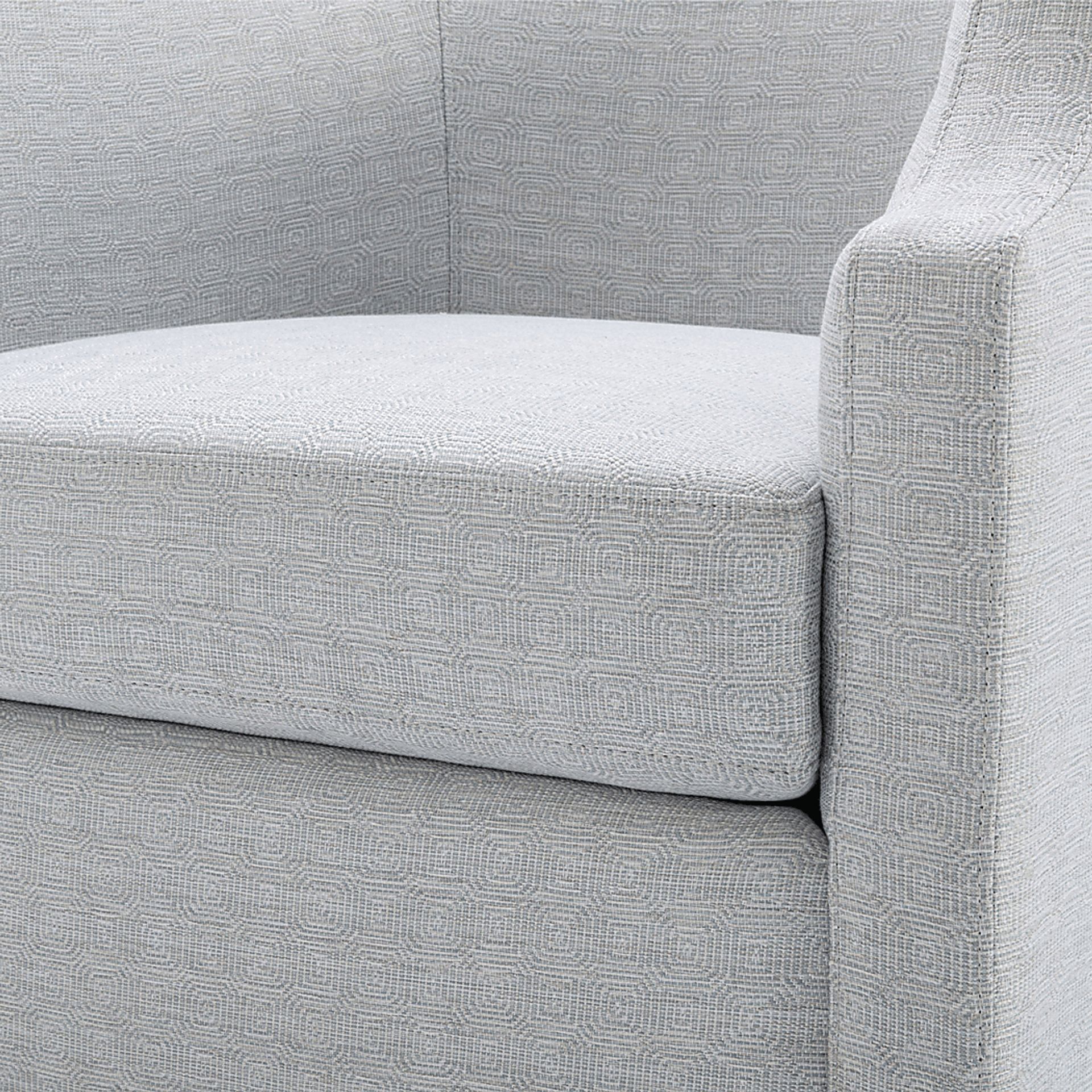 Hekau Light Blue Swivel Chair - Image 6