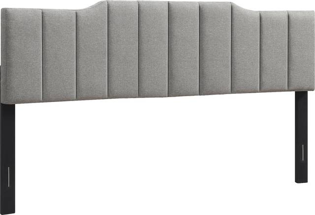 Hekau Light Gray King Headboard - Thumbnail - Image 1