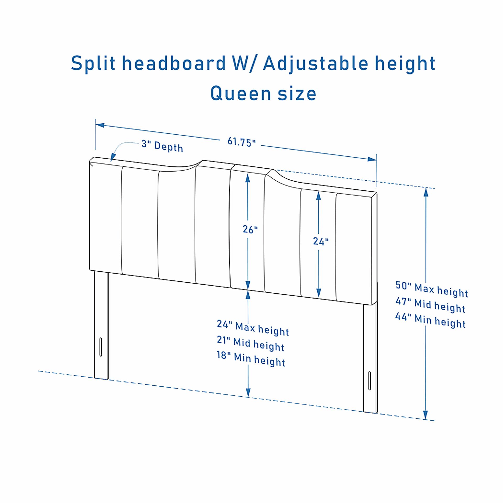 Hekau Light Gray Queen Headboard - Image 6
