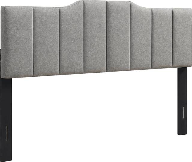 Hekau Light Gray Queen Headboard - Thumbnail - Image 1