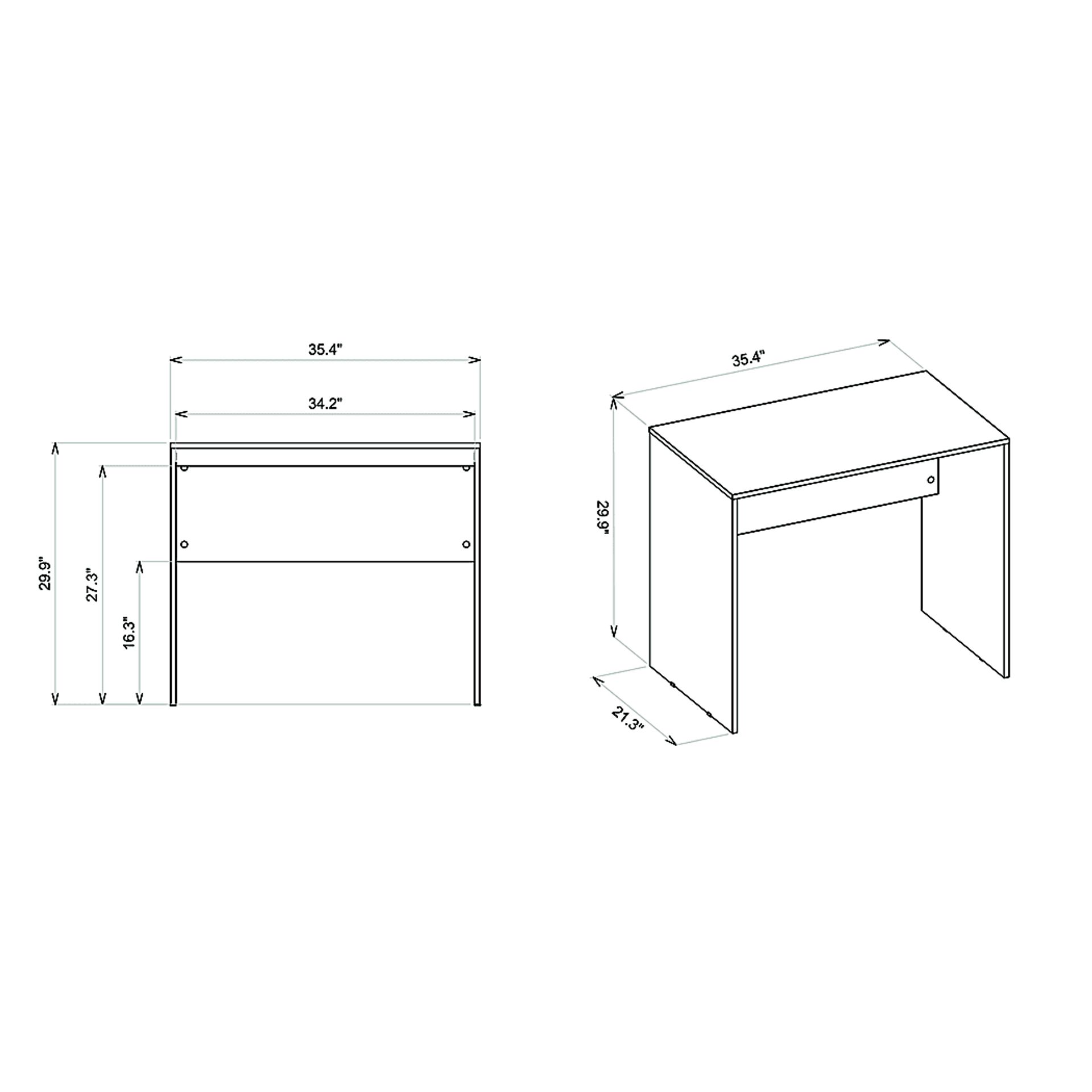 Helaman Gray Desk - Image 11