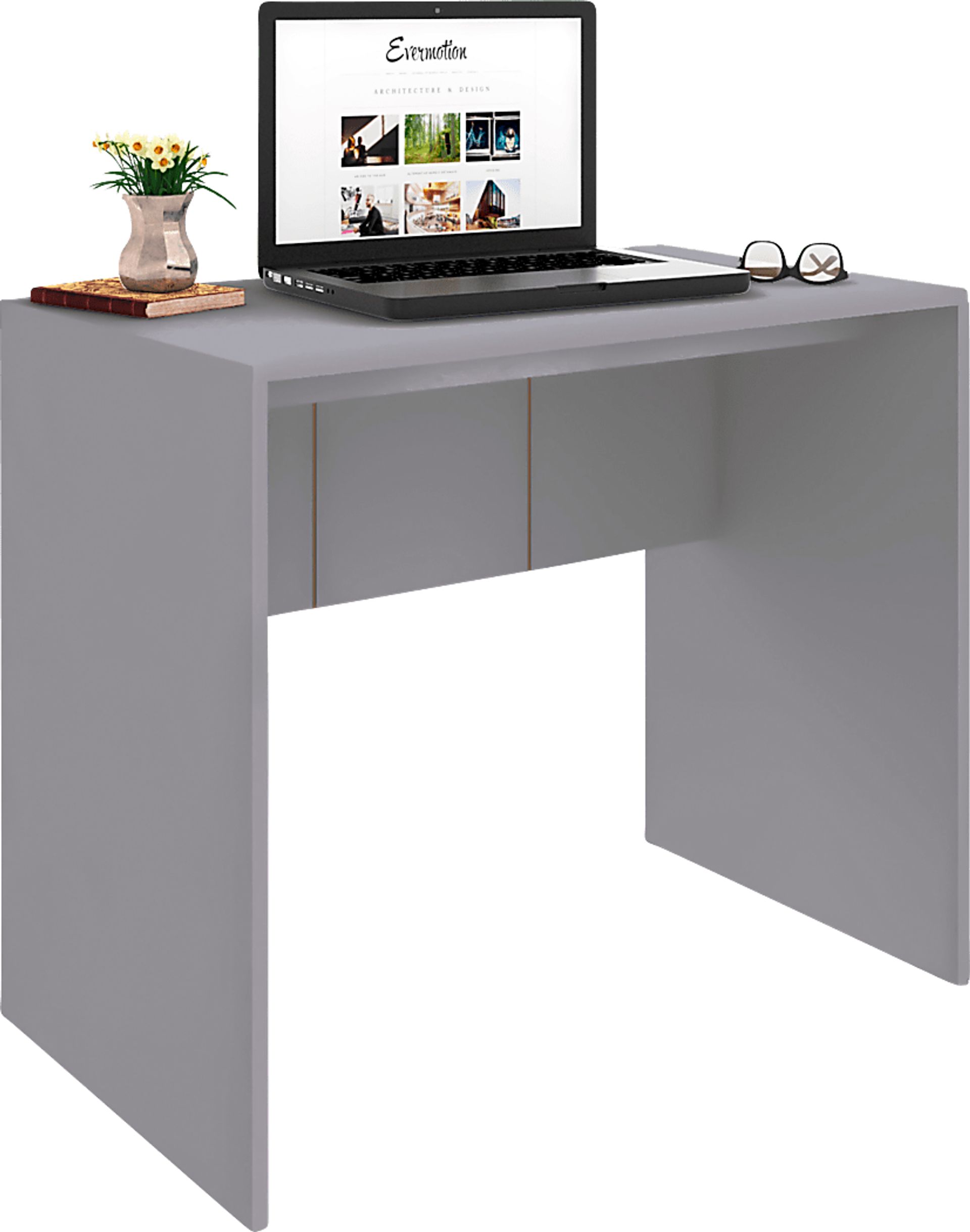 Helaman Gray Desk - Image 2