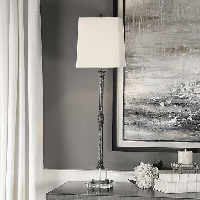 Helana Estates Silver Lamp - Thumbnail - Image 4