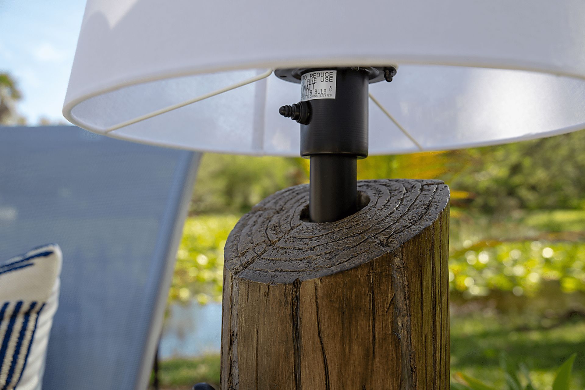 Helena Island Brown Outdoor Table Lamp - Image 7