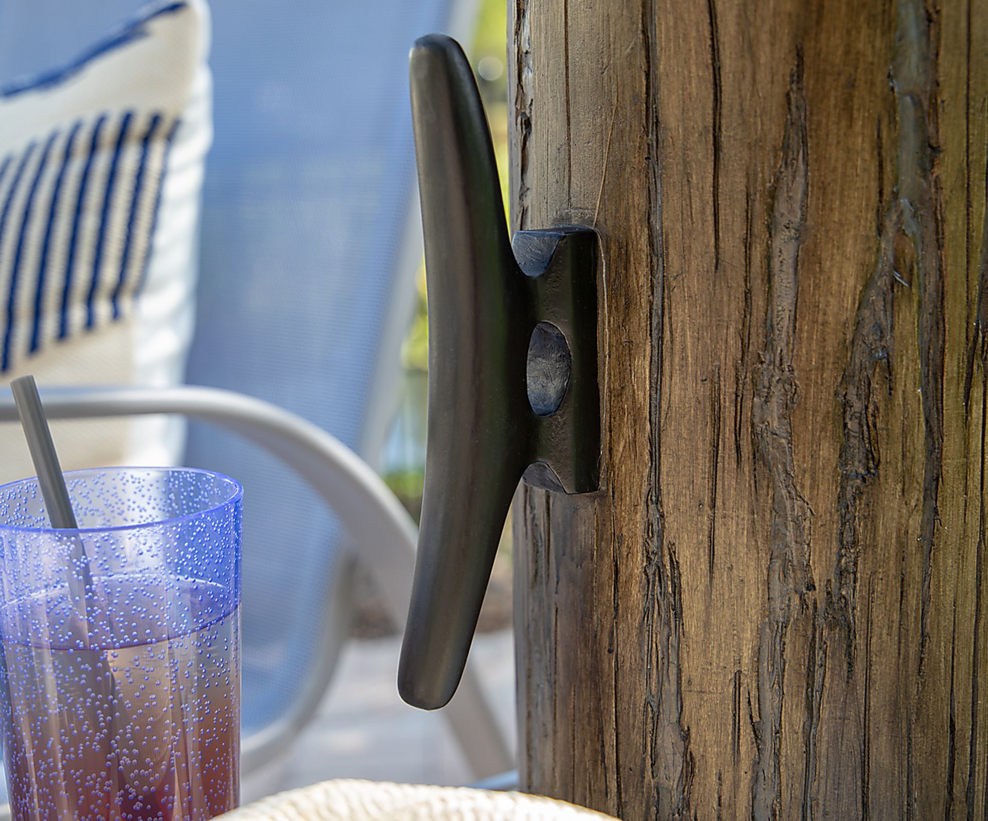 Helena Island Brown Outdoor Table Lamp - Image 9