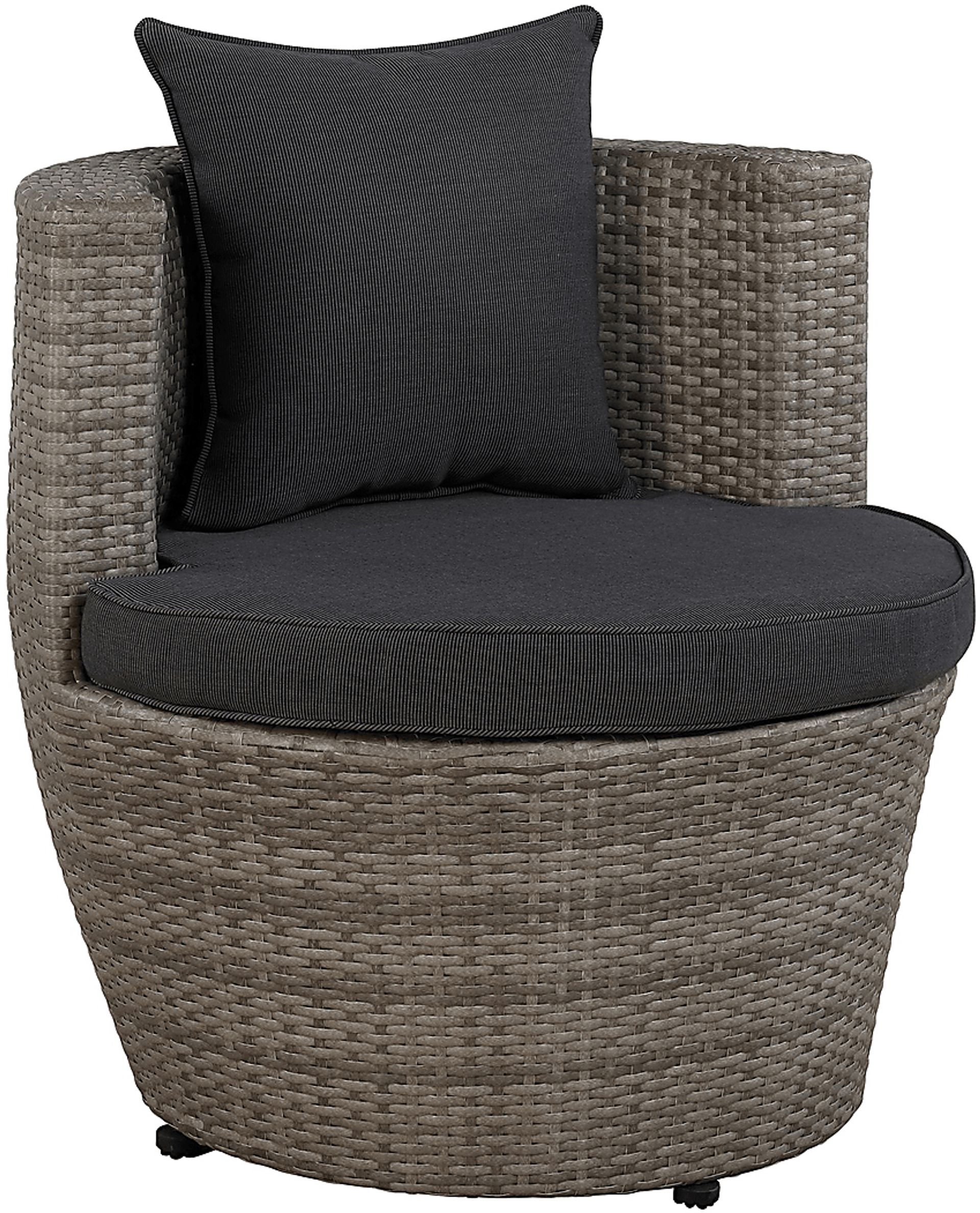 Helican Gray 3 Pc Outdoor Seating Set - Image 2