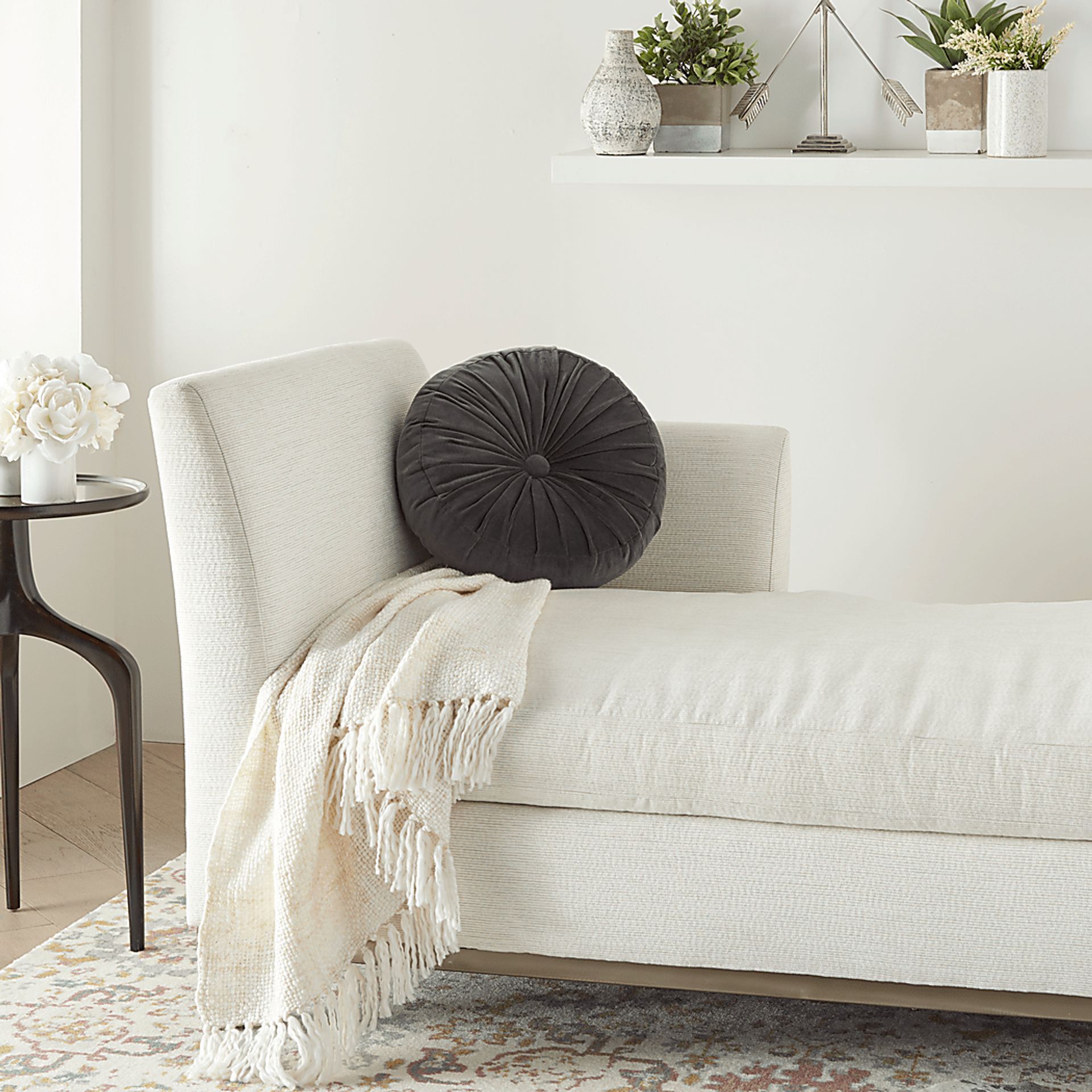 Helio Charcoal Accent Pillow - Image 2