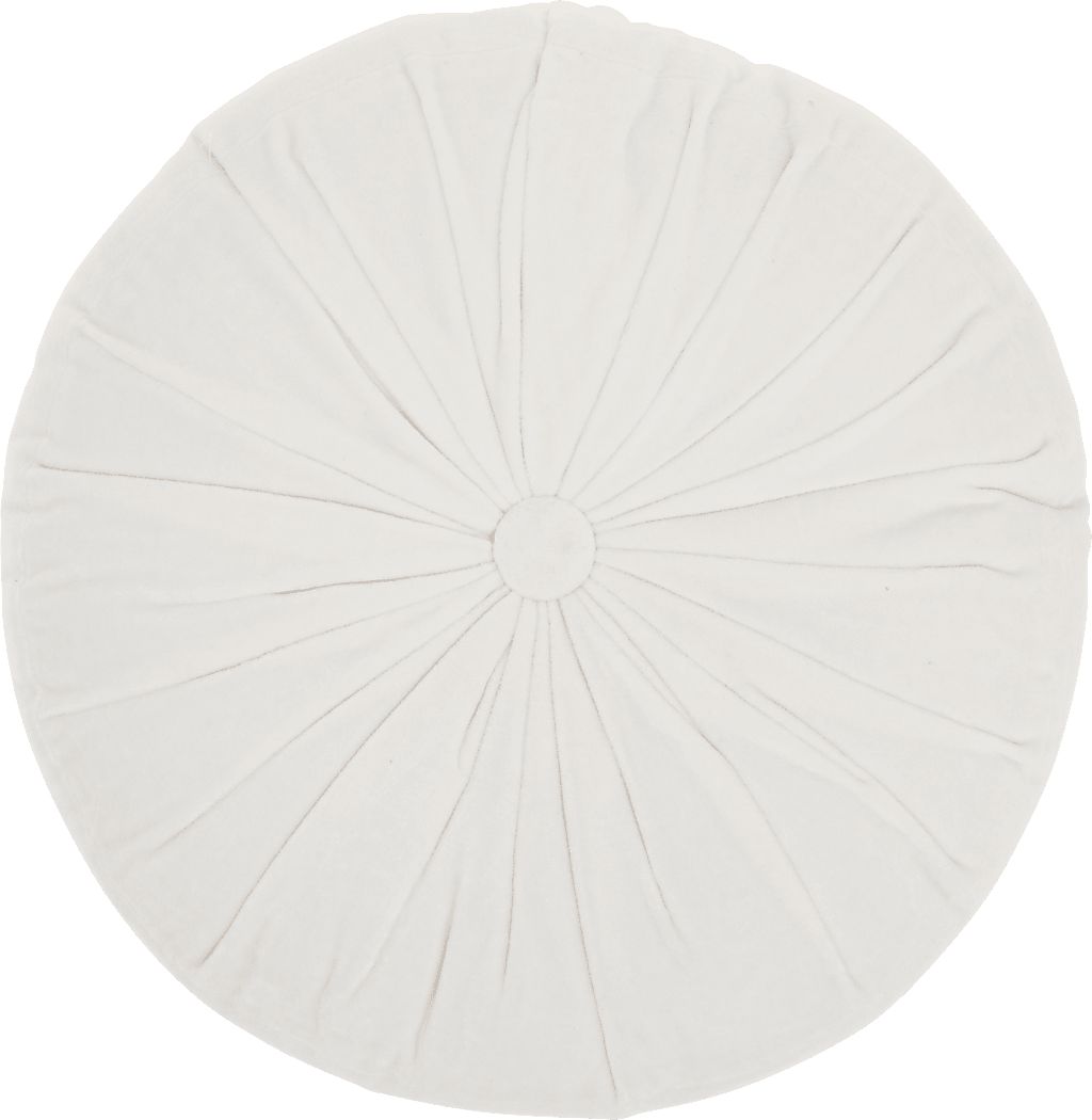 Helio Cream Accent Pillow