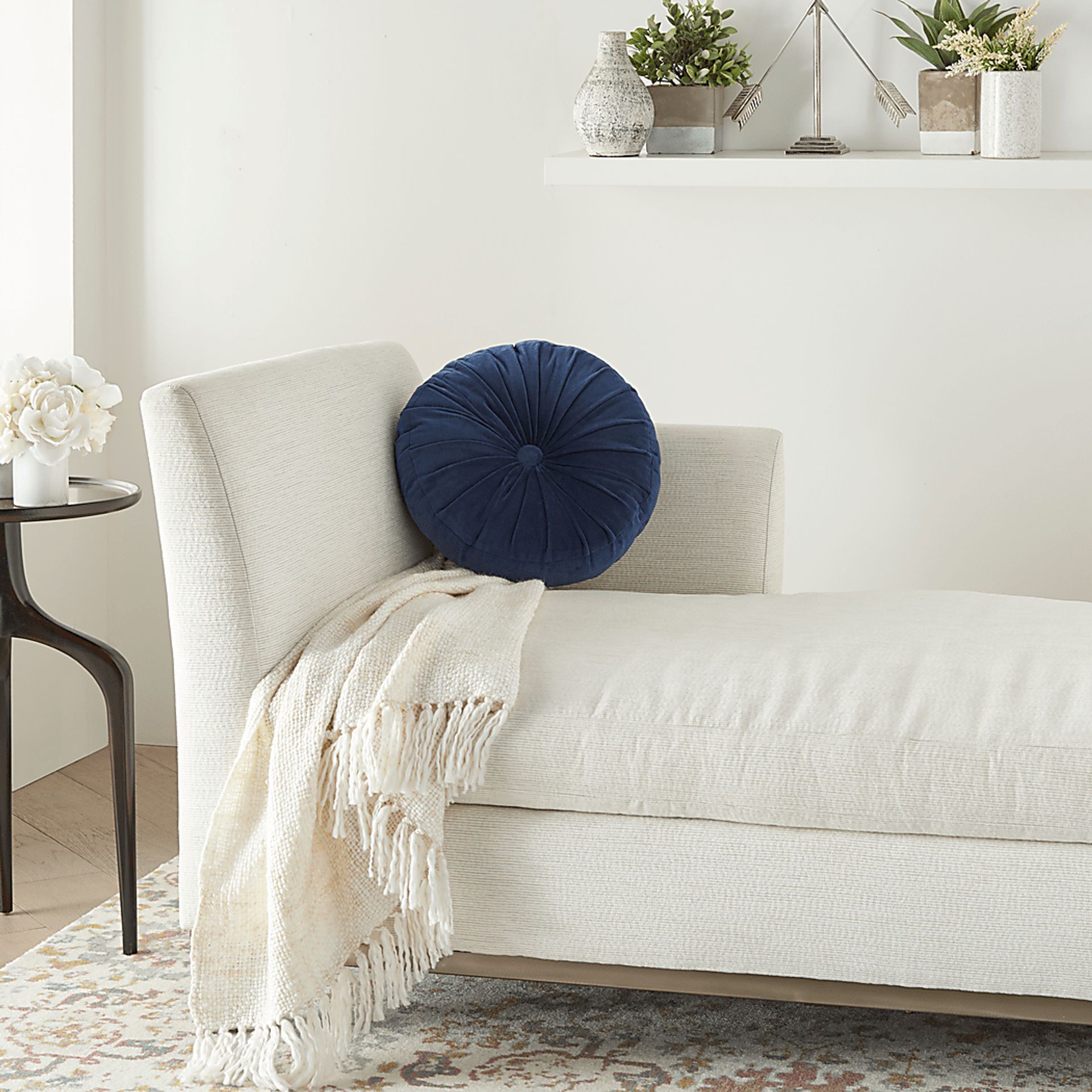 Helio Navy Accent Pillow - Image 2