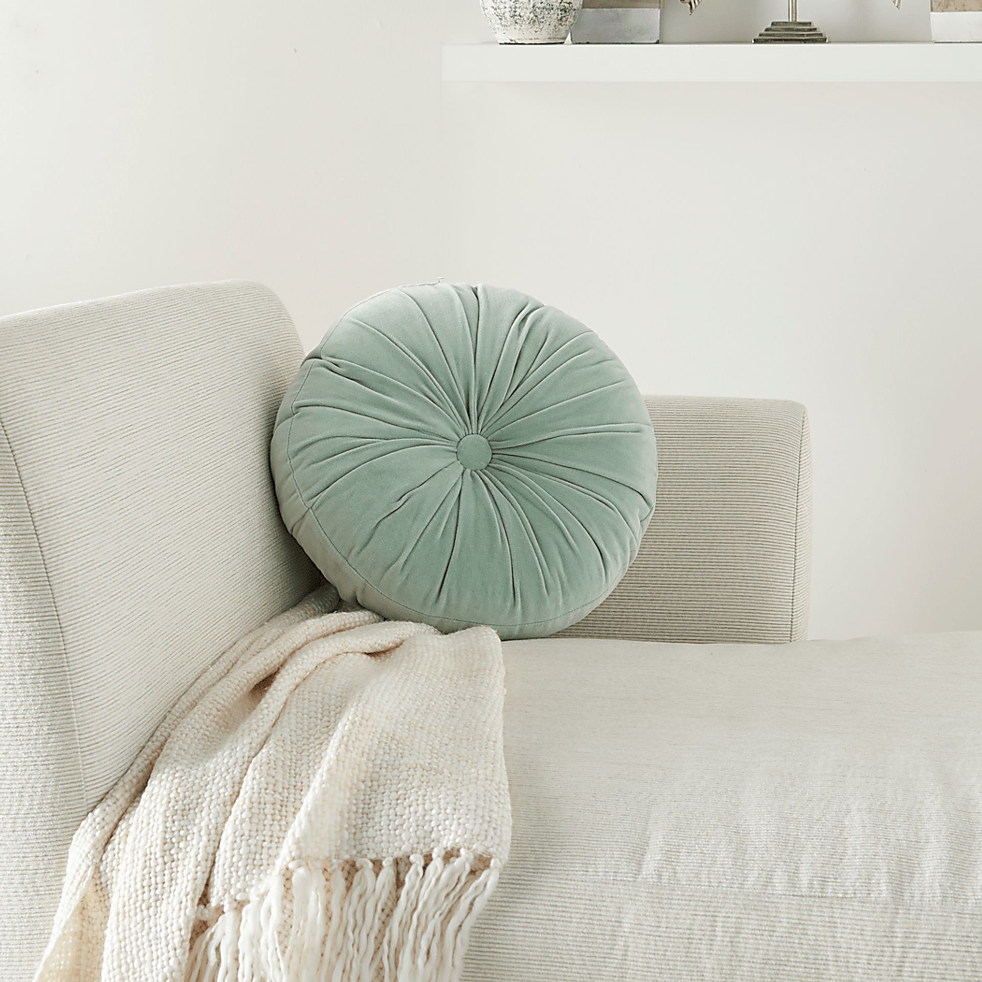 Helio Sage Accent Pillow - Image 3