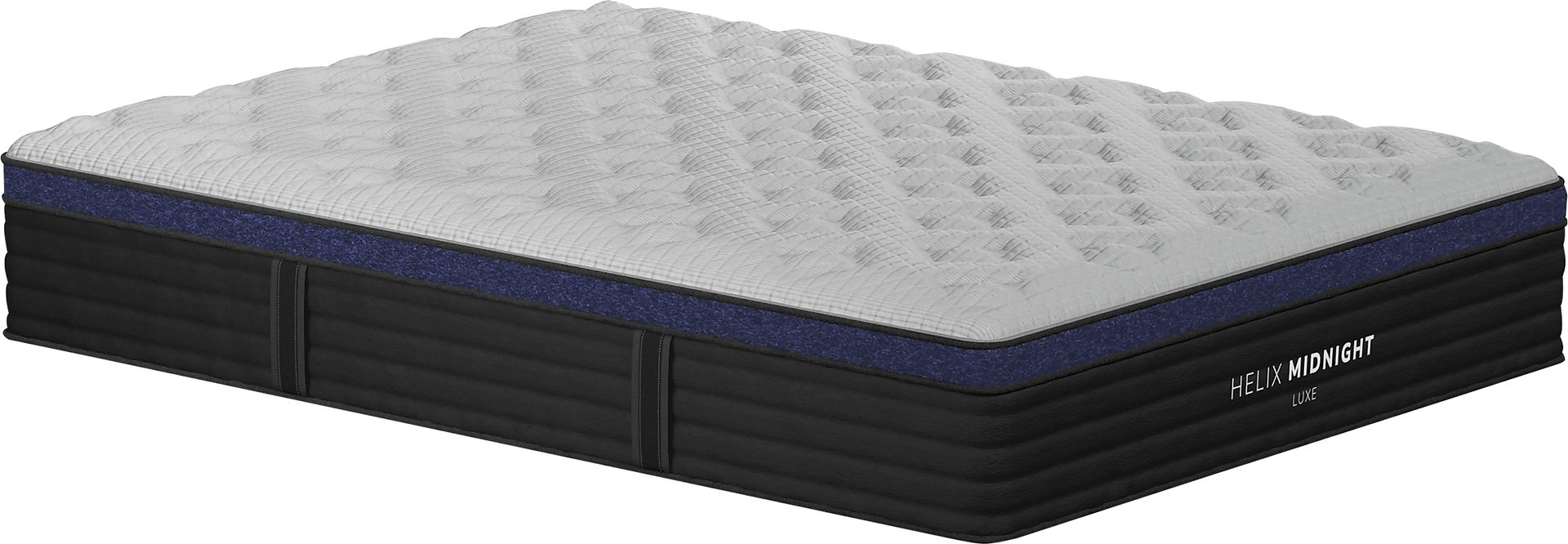 Helix Midnight Luxe Split King Mattress Set with Head Up Only Base - Image 1