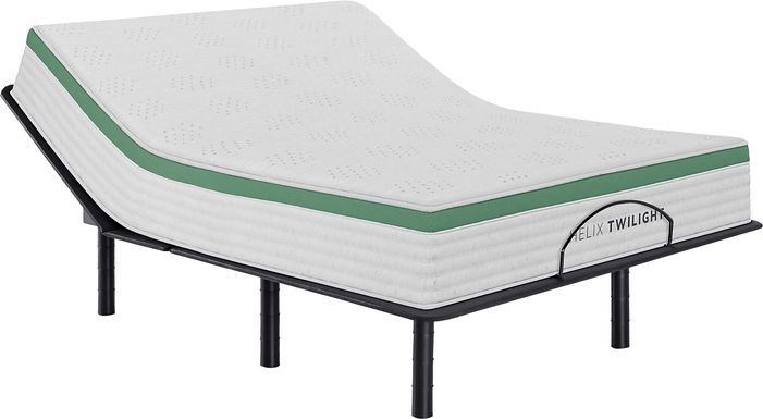 Helix Twilight King Mattress Set with Head Up Only Base