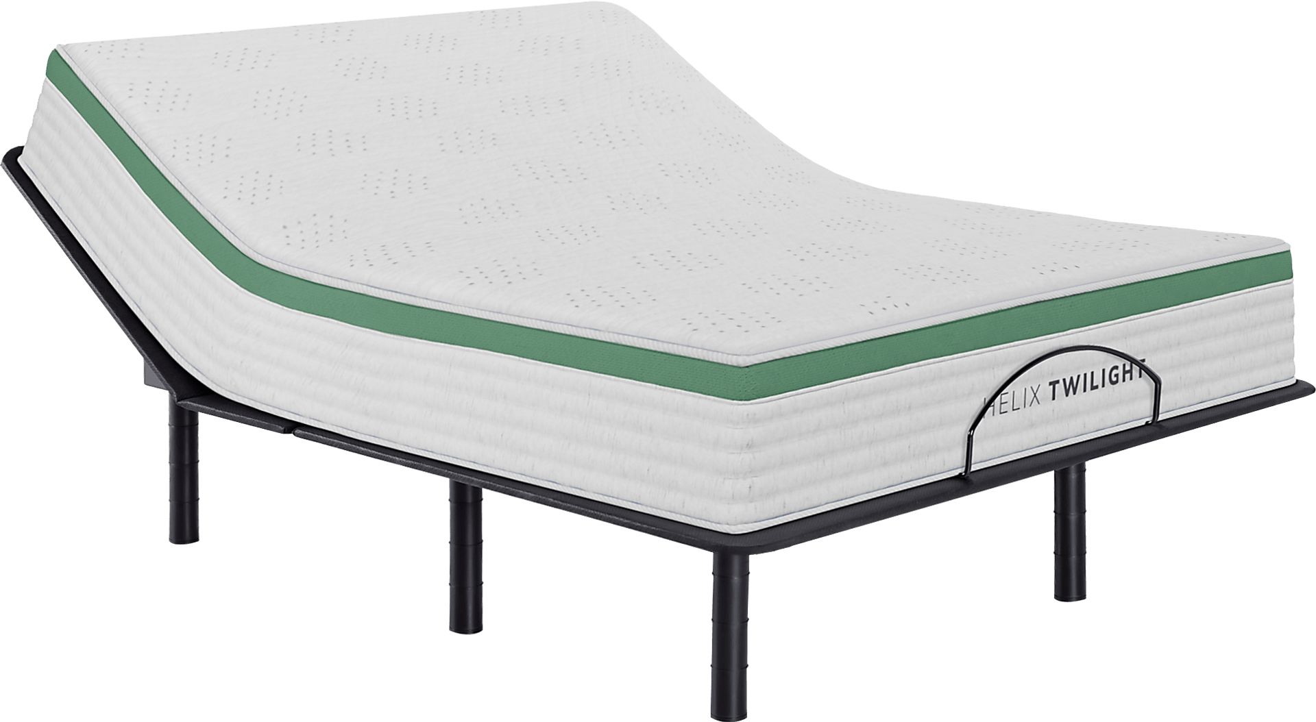 Helix Twilight Queen Mattress Set with Head Up Only Base - Image 1