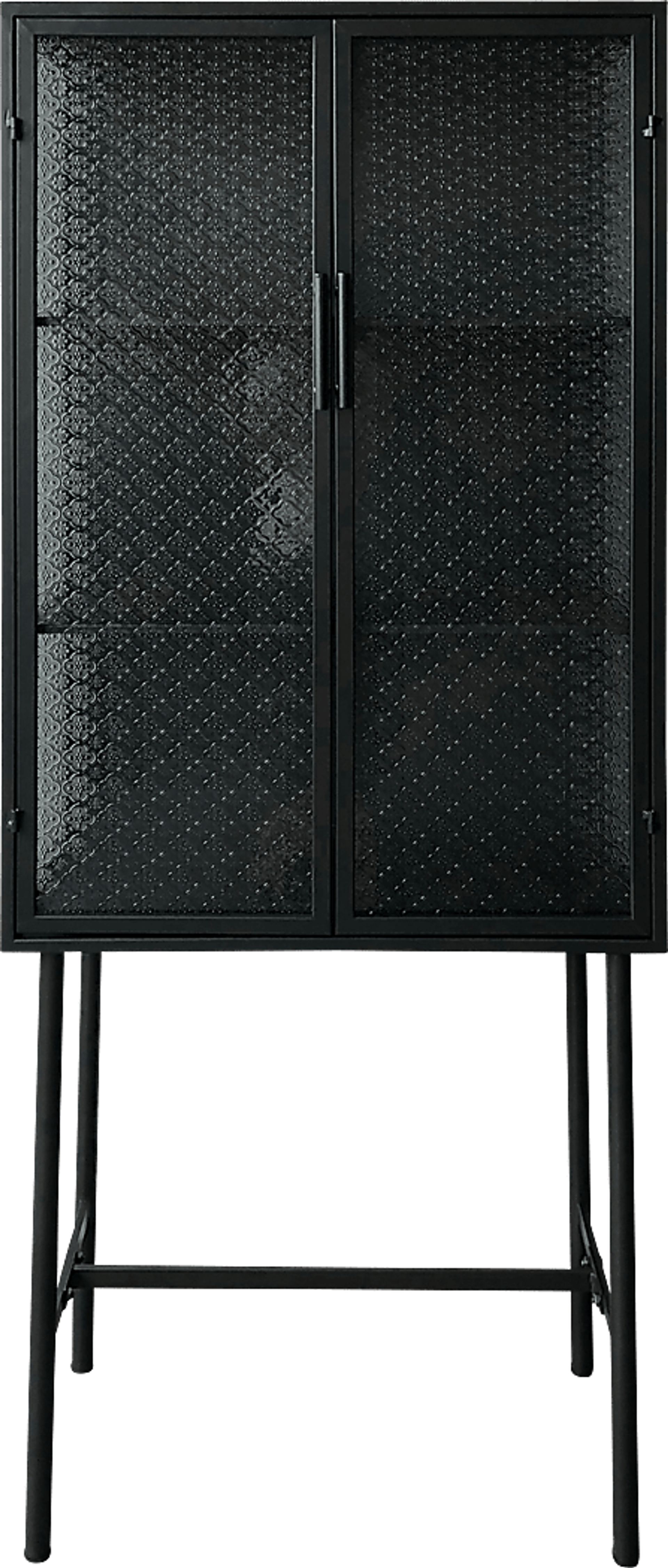 Helmer Black Accent Cabinet - Image 2