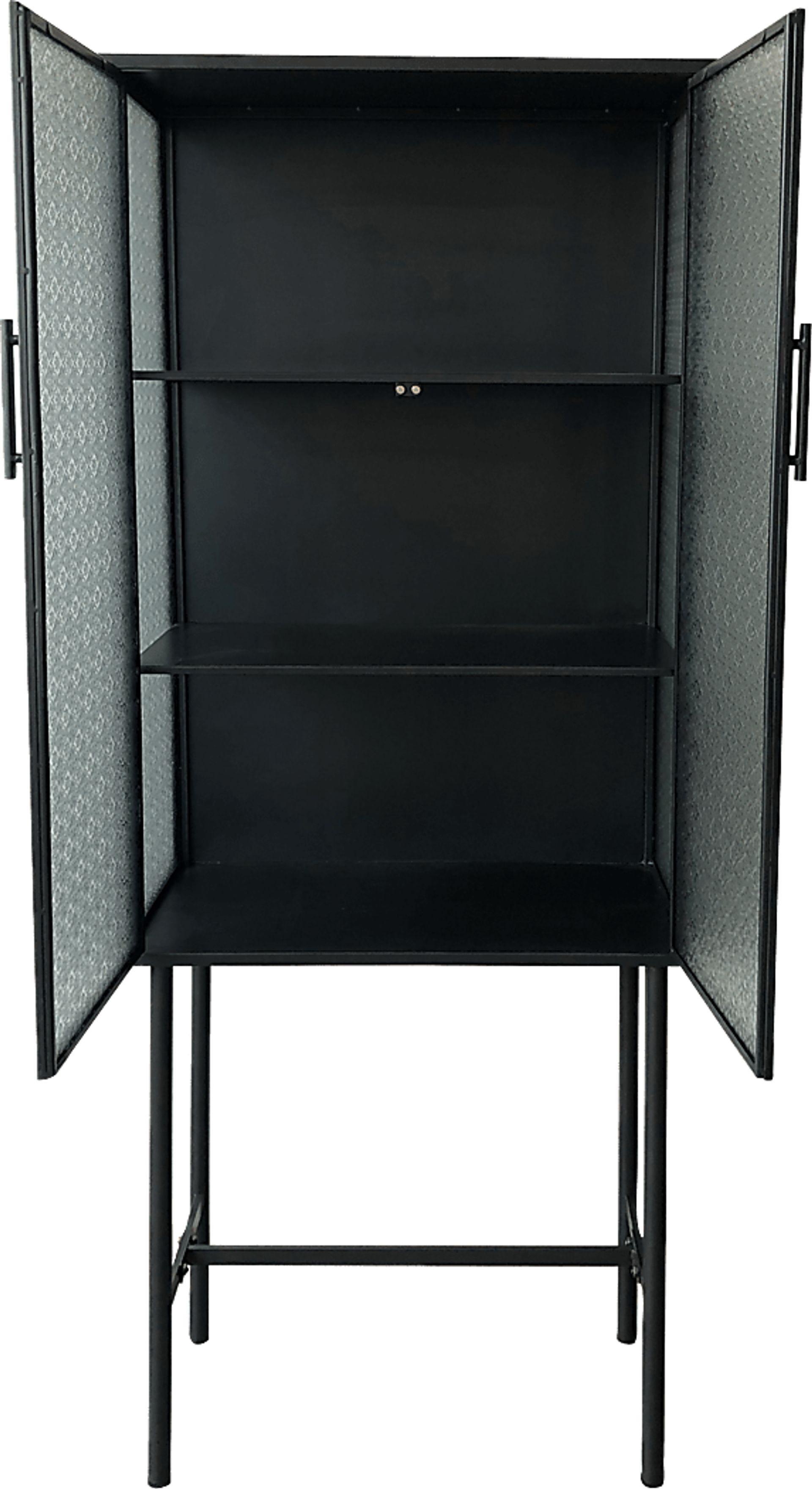 Helmer Black Accent Cabinet - Image 4