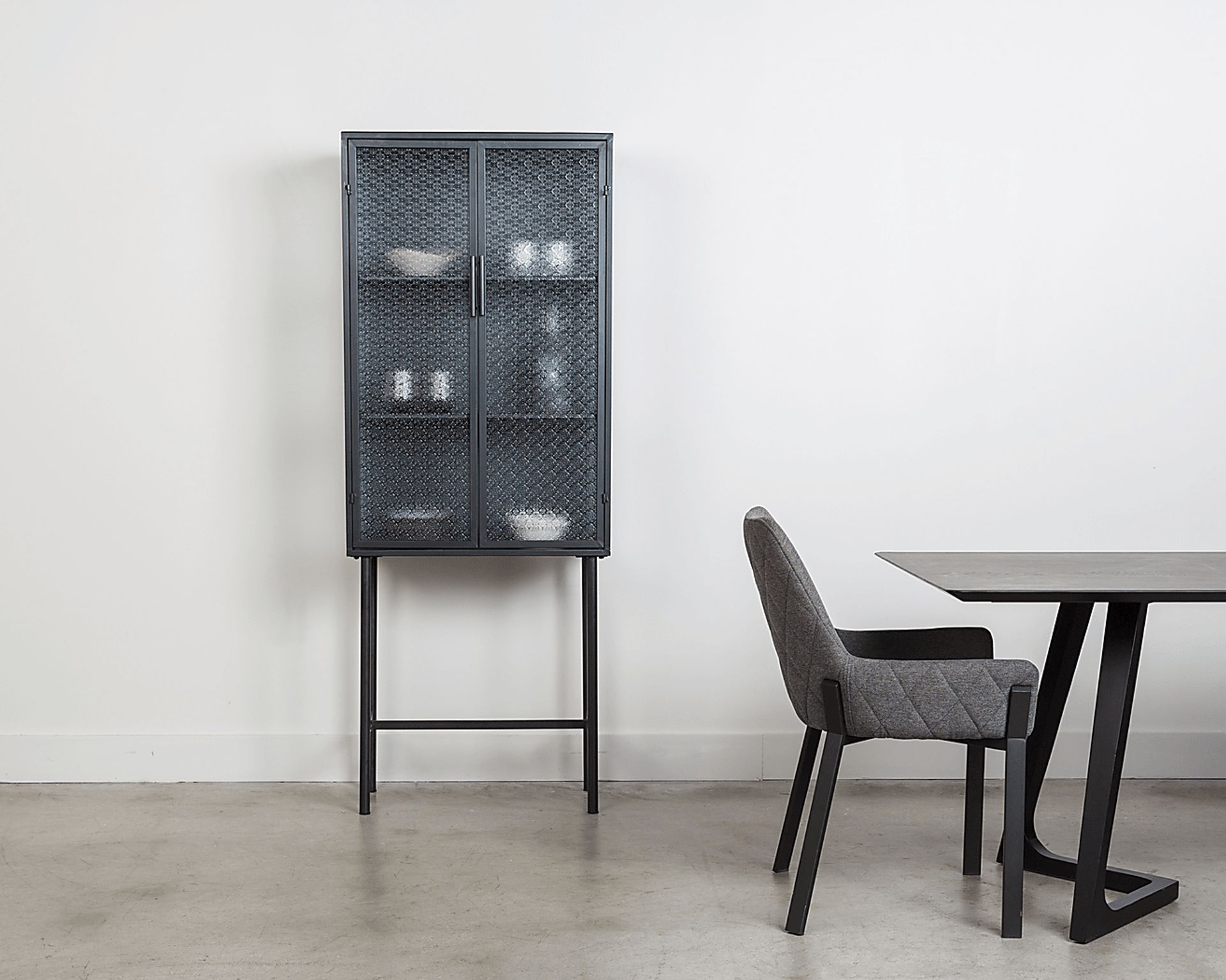 Helmer Black Accent Cabinet - Image 7
