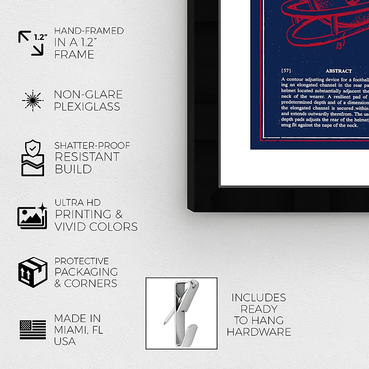 Helmet Blueprint I Artwork | Rooms to Go