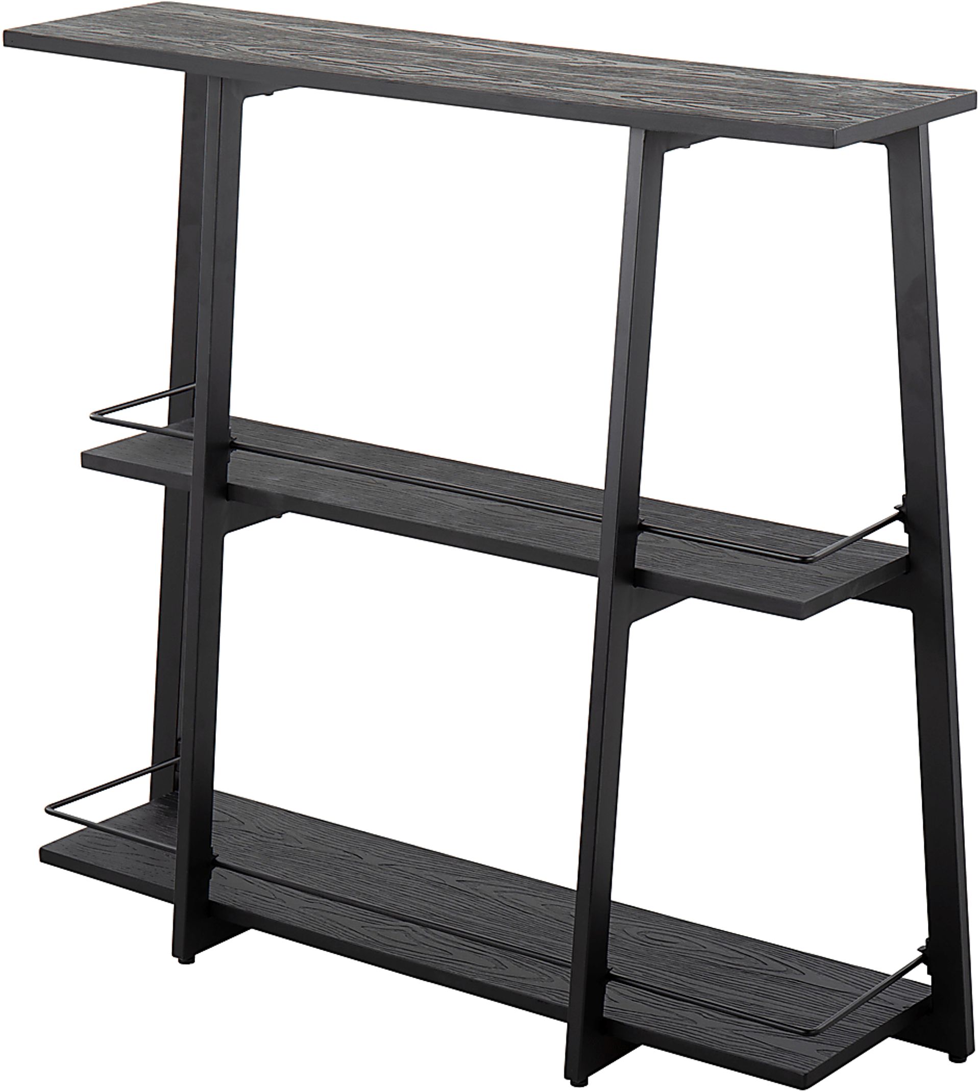 Helmken Black Bookcase - Image 3