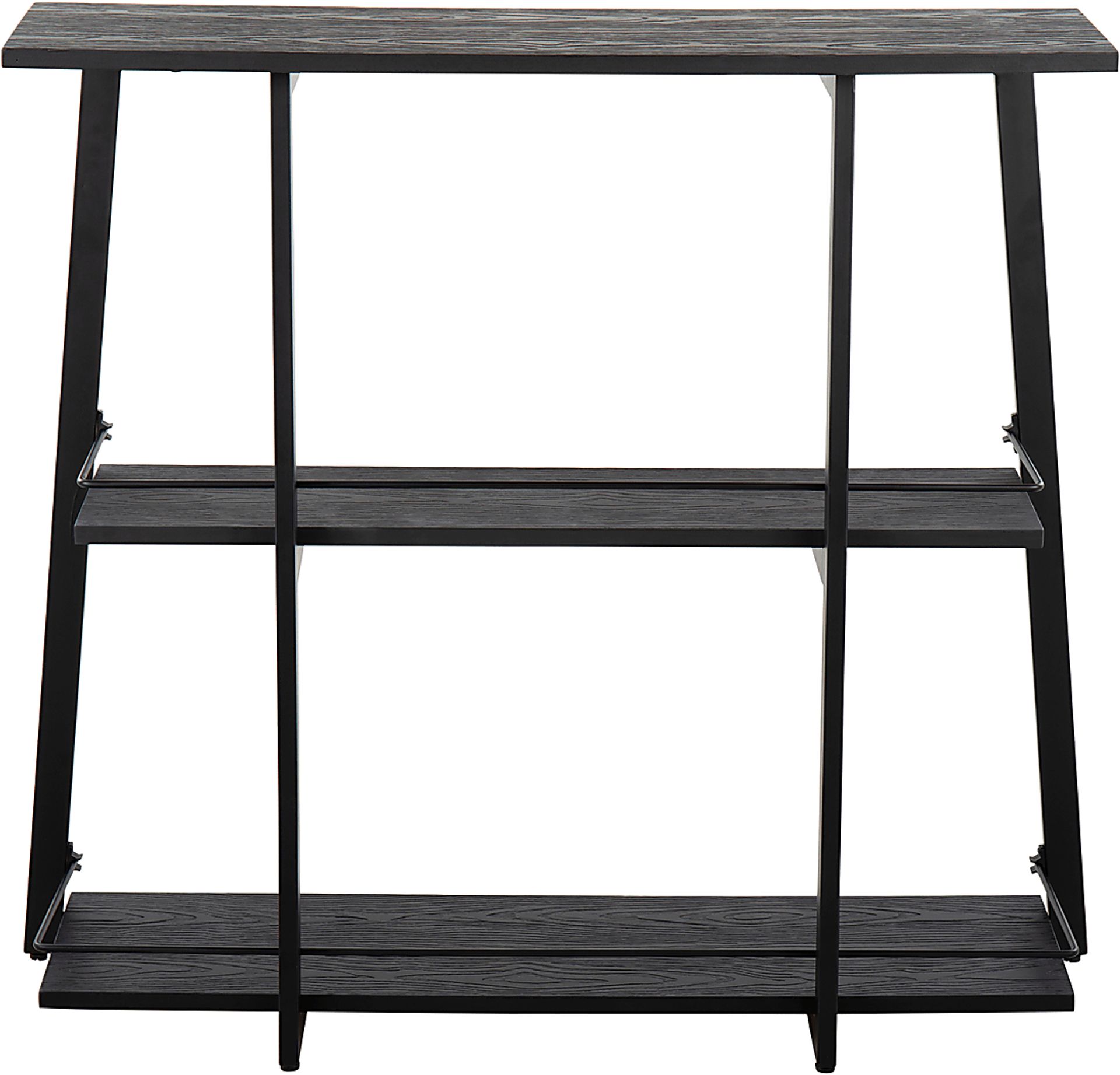 Helmken Black Bookcase - Image 4