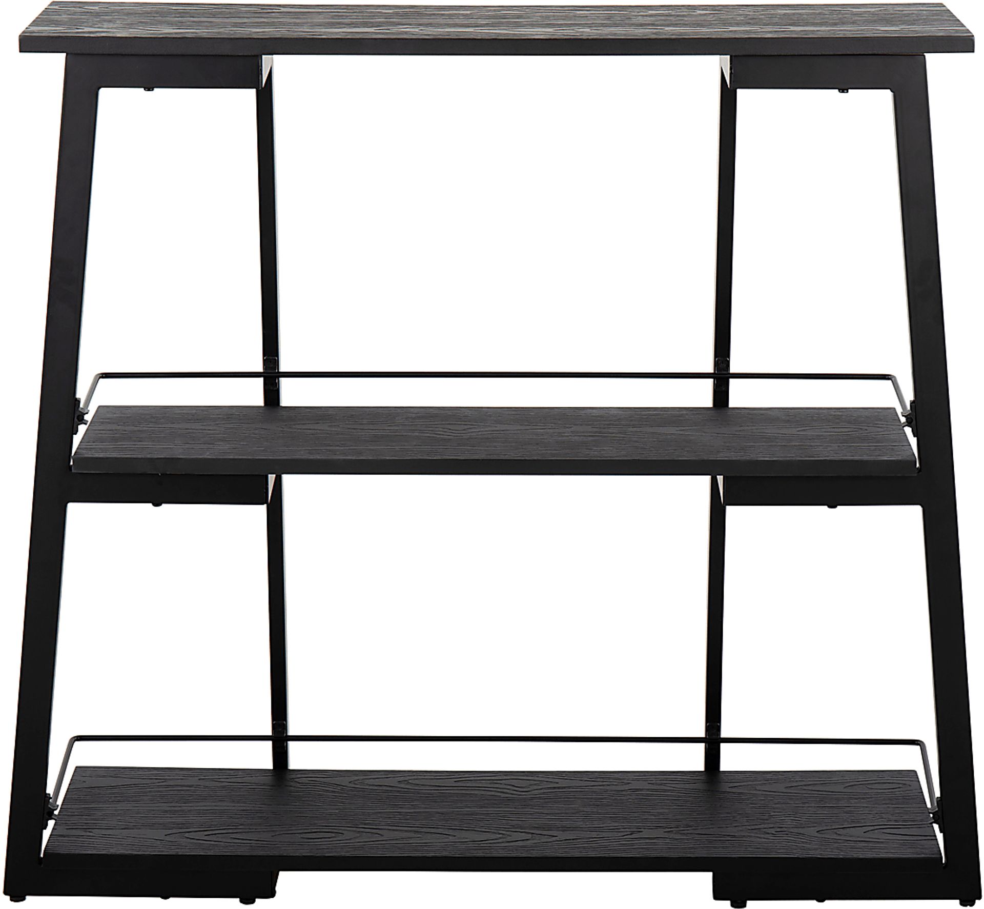 Helmken Black Bookcase - Image 5