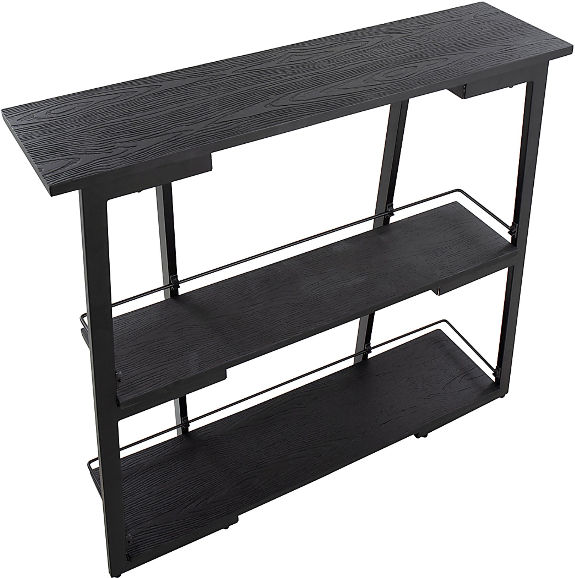 Helmken Black Bookcase - Image 6