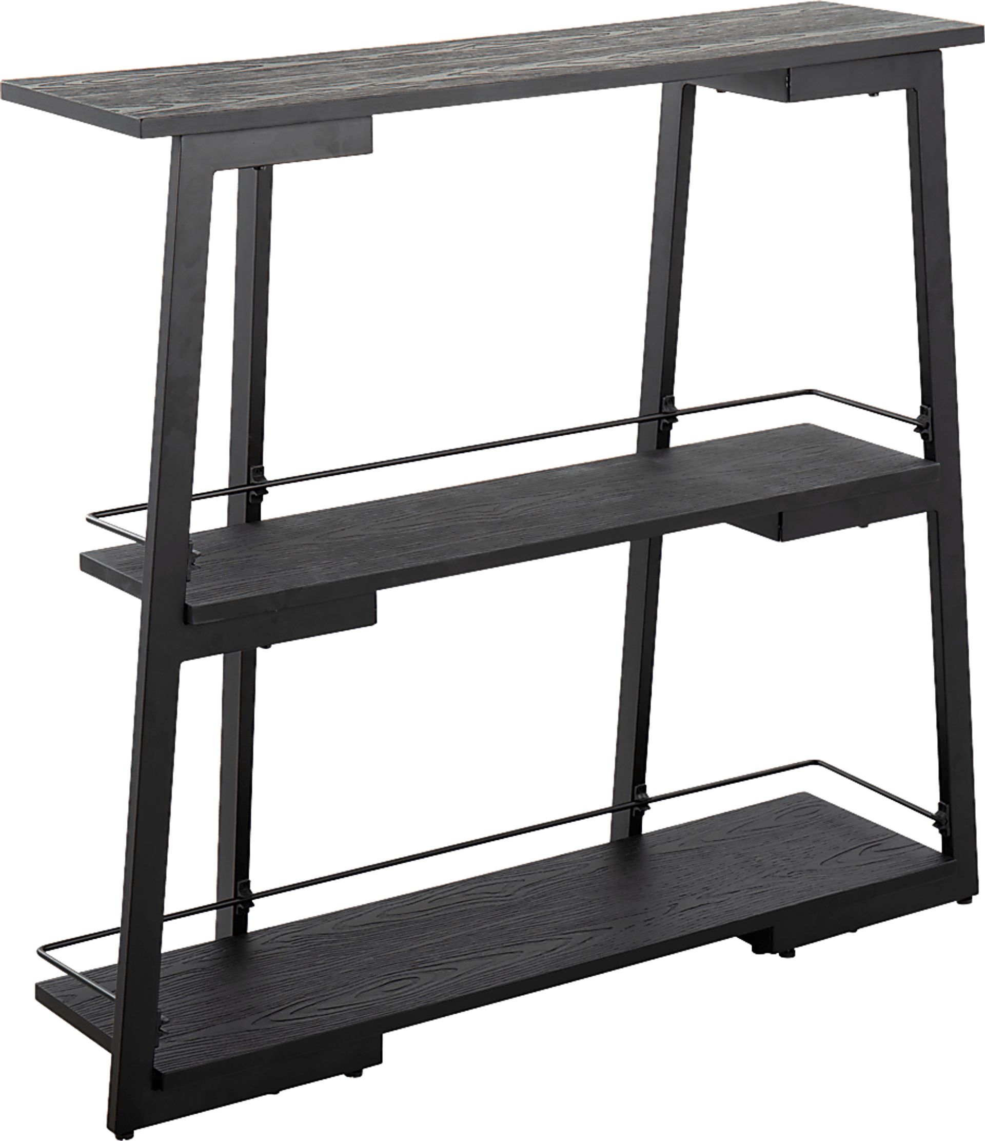 Helmken Black Bookcase - Image 1