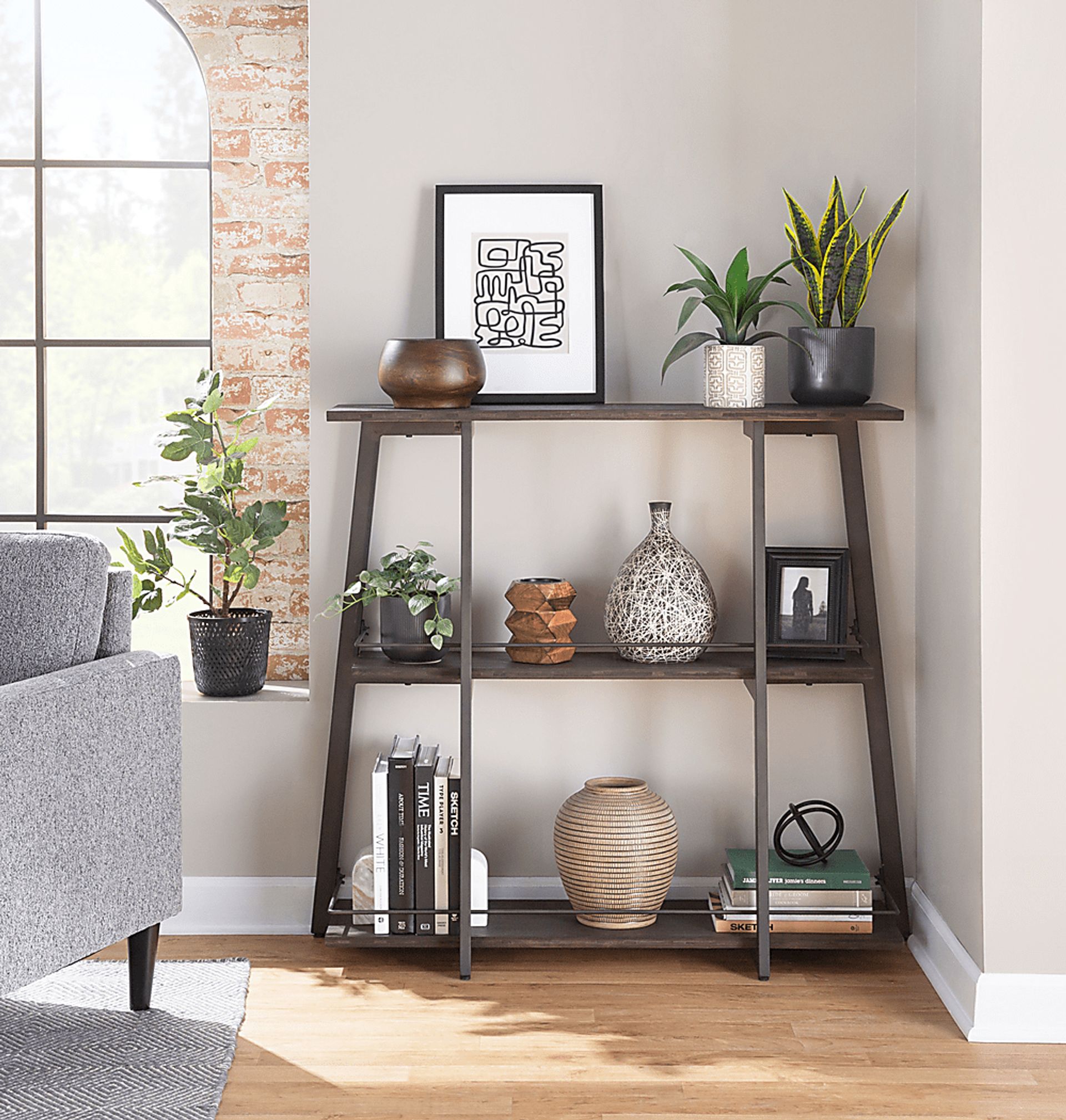 Helmken Espresso Bookcase - Image 7
