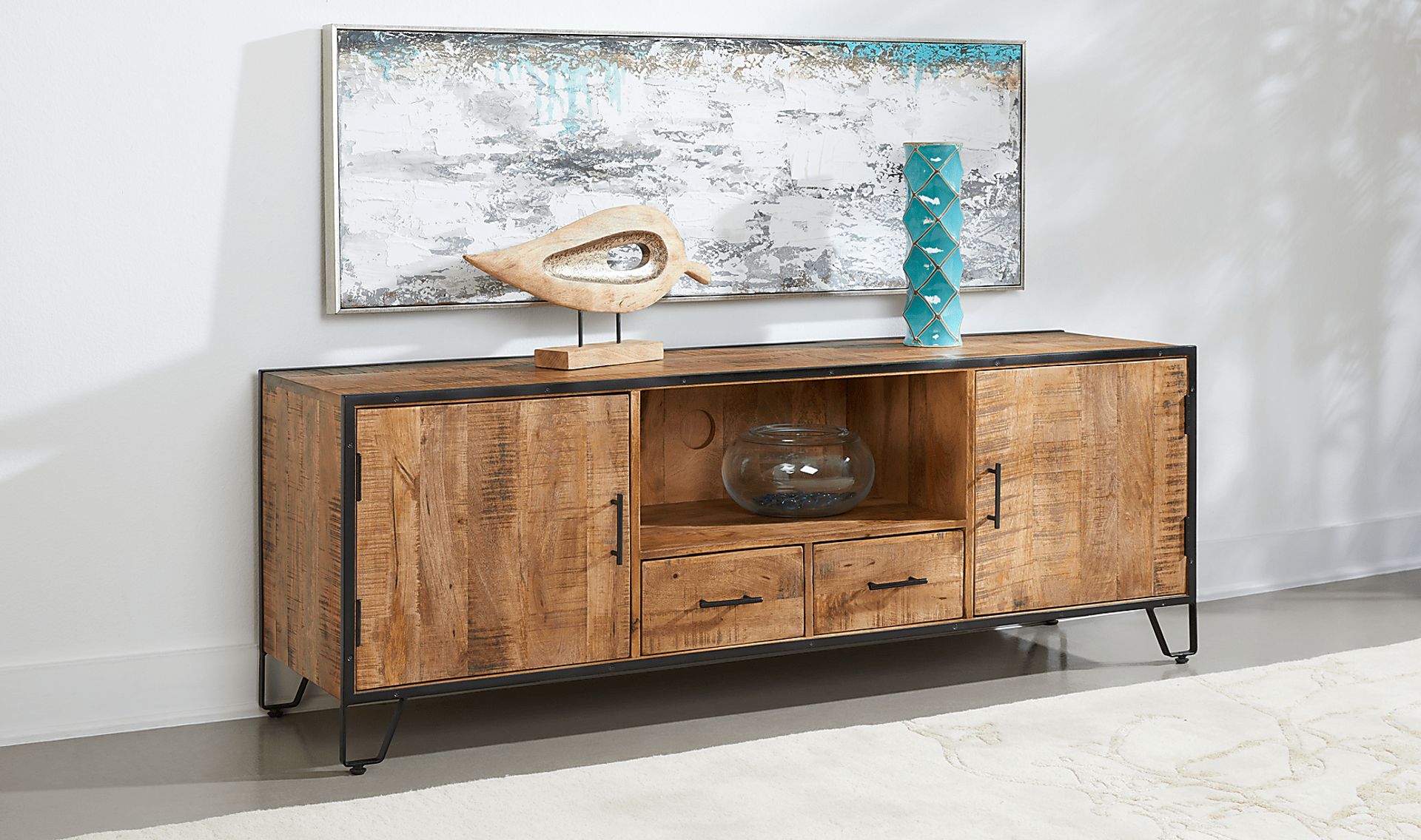 Helmkin Brown Credenza - Image 2