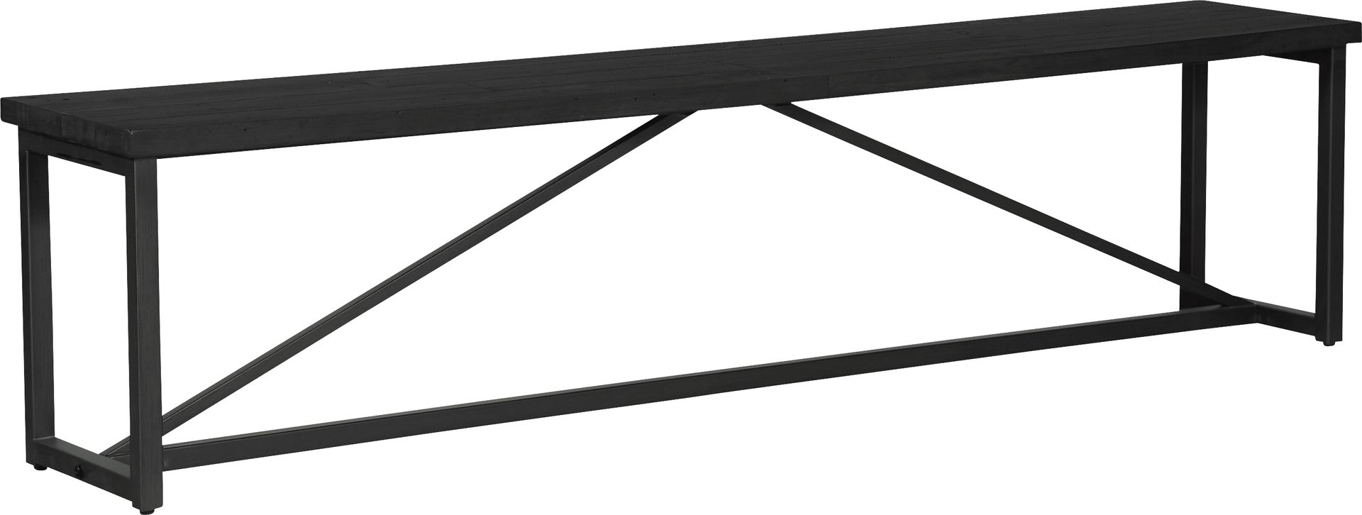 Helmwood Black Bench - Image 2