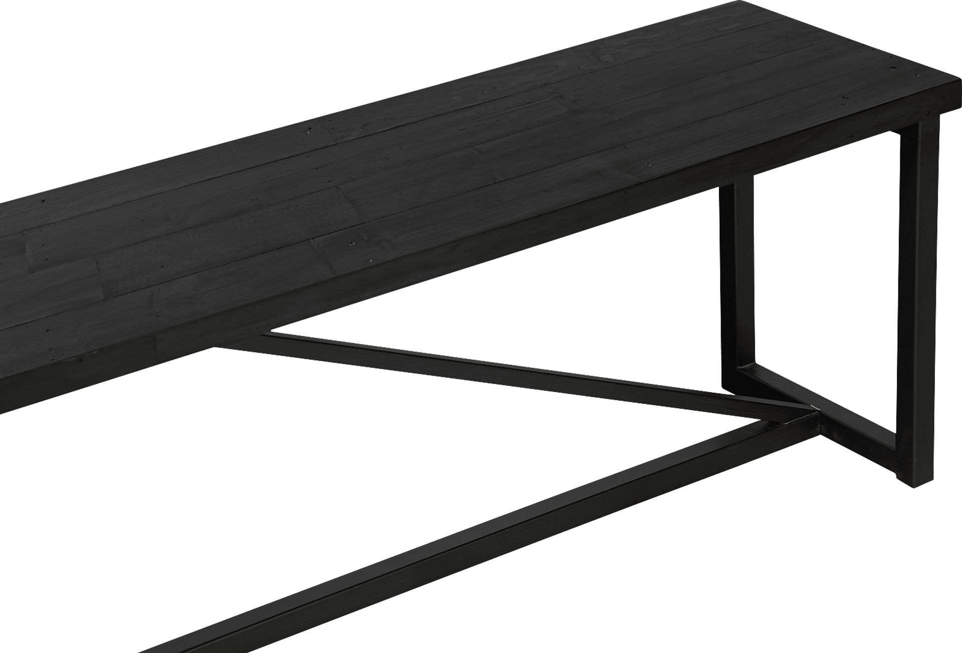 Helmwood Black Bench - Image 6