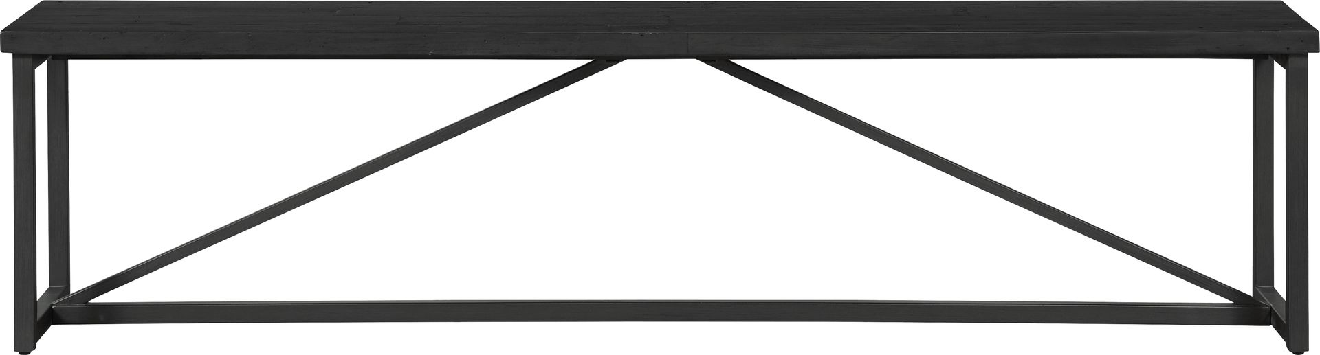 Helmwood Black Bench - Image 1