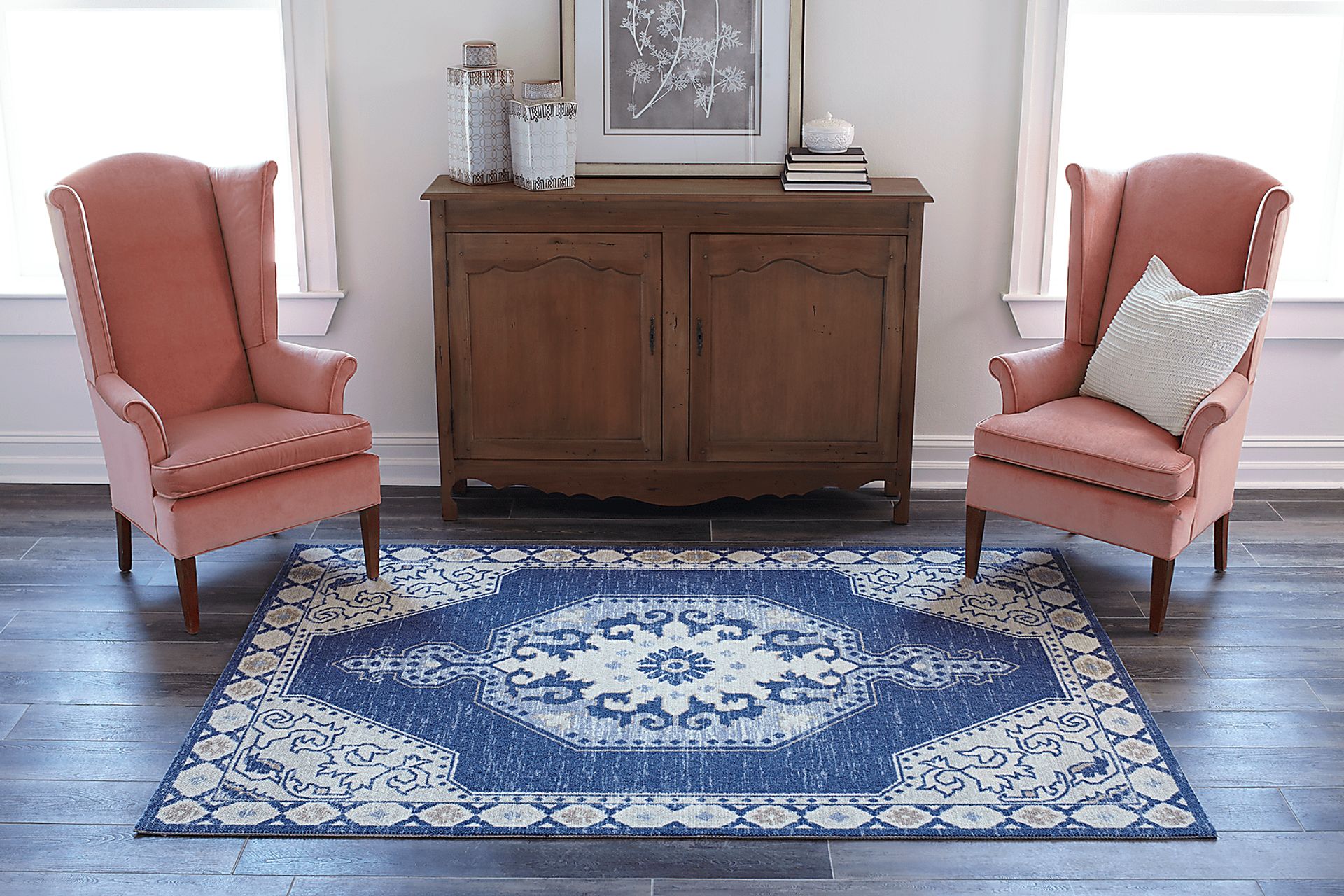Helna Blue 3'3 x 5' Rug - Image 7