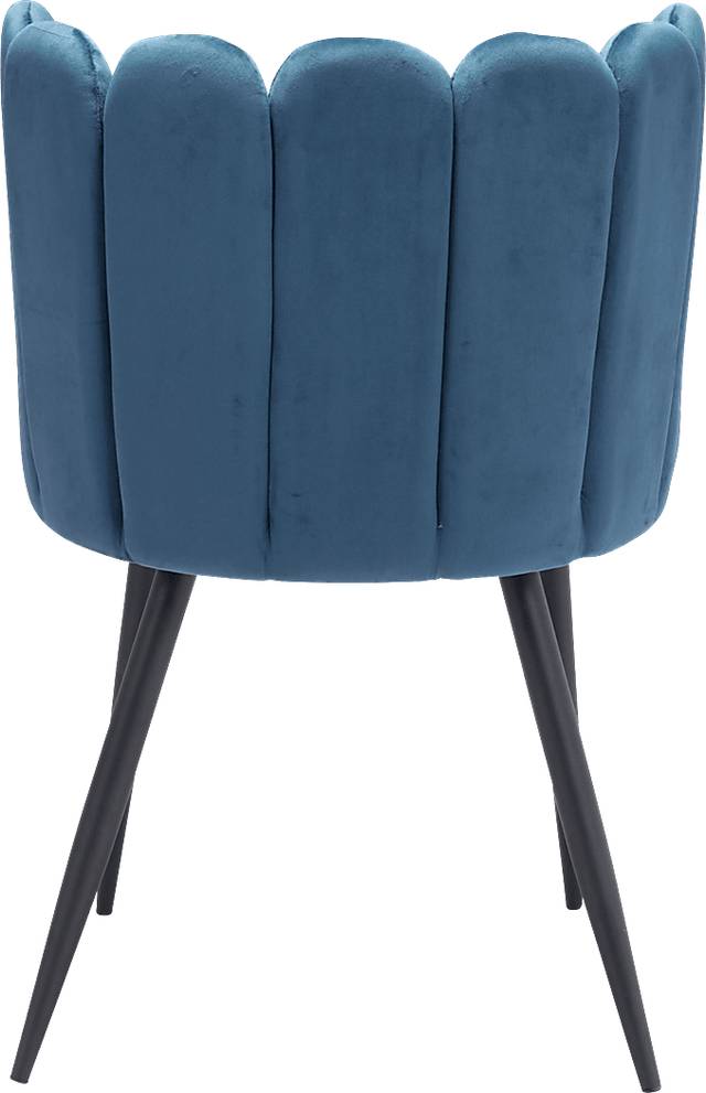 Heloise Blue Side Chair - Thumbnail - Image 4